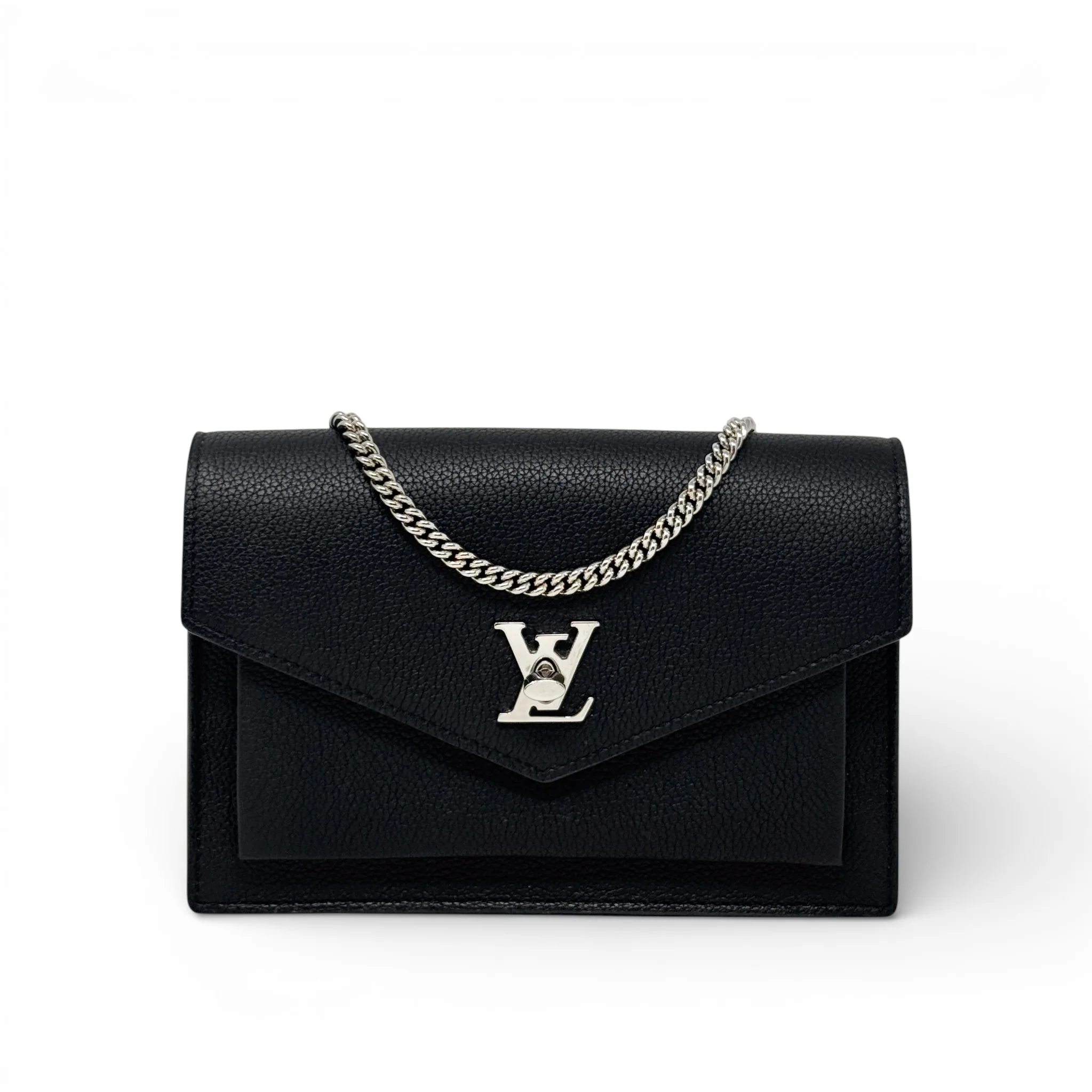 Louis Vuitton Black MylockMe Chain Pochette