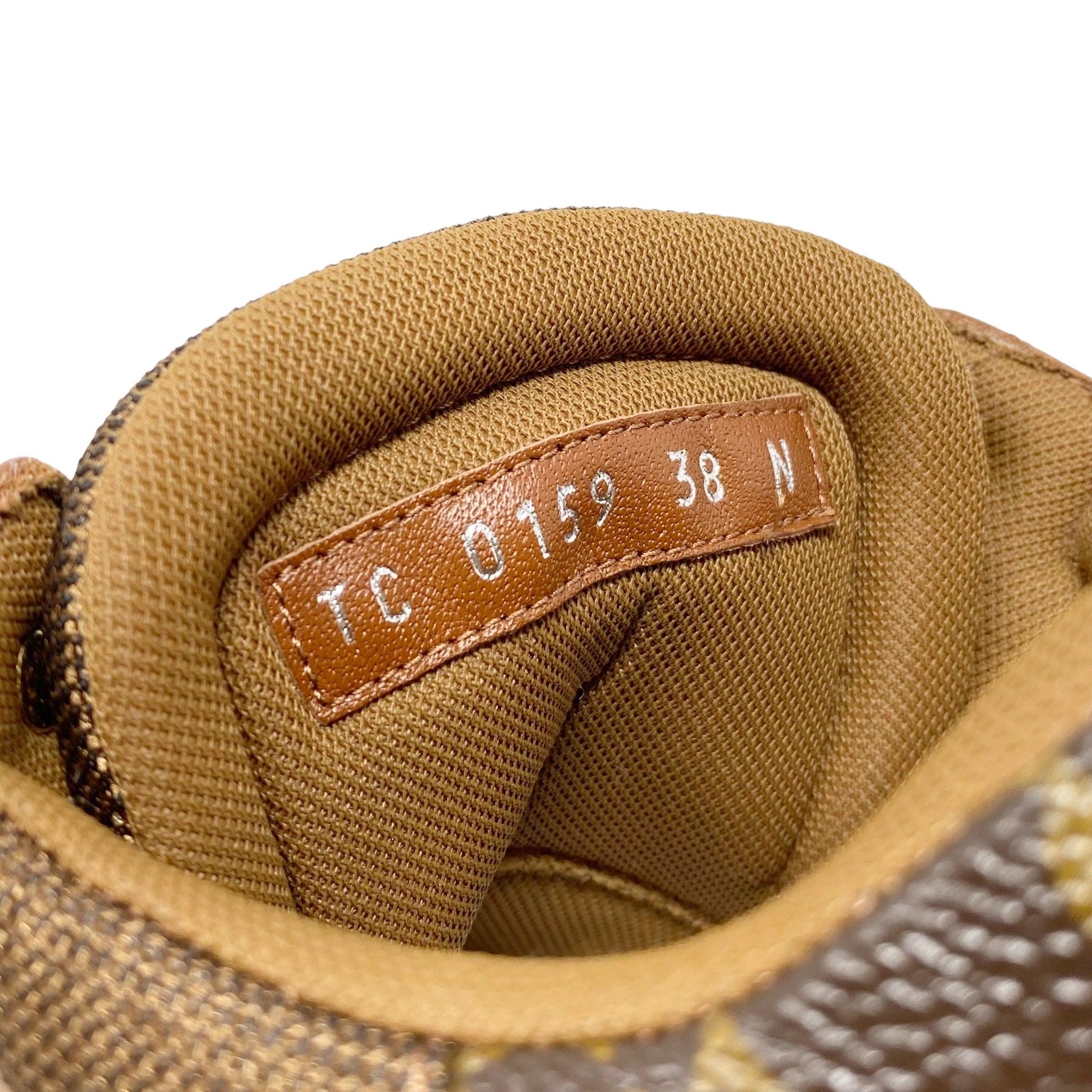 Louis Vuitton Cognac Monogram Ranger Combat Boots 38 - Image 7