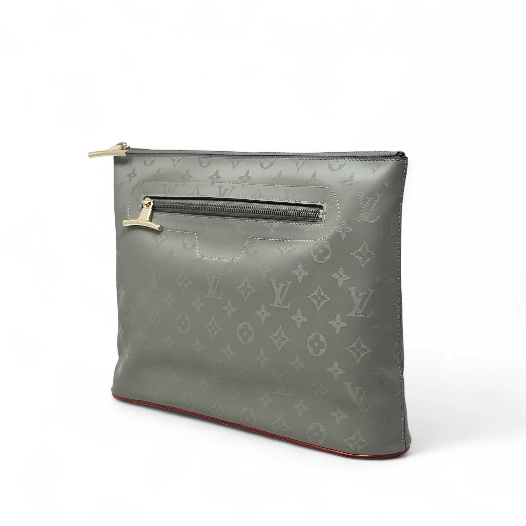 Louis Vuitton Grey Monogram Cosmos Pochette - Image 2