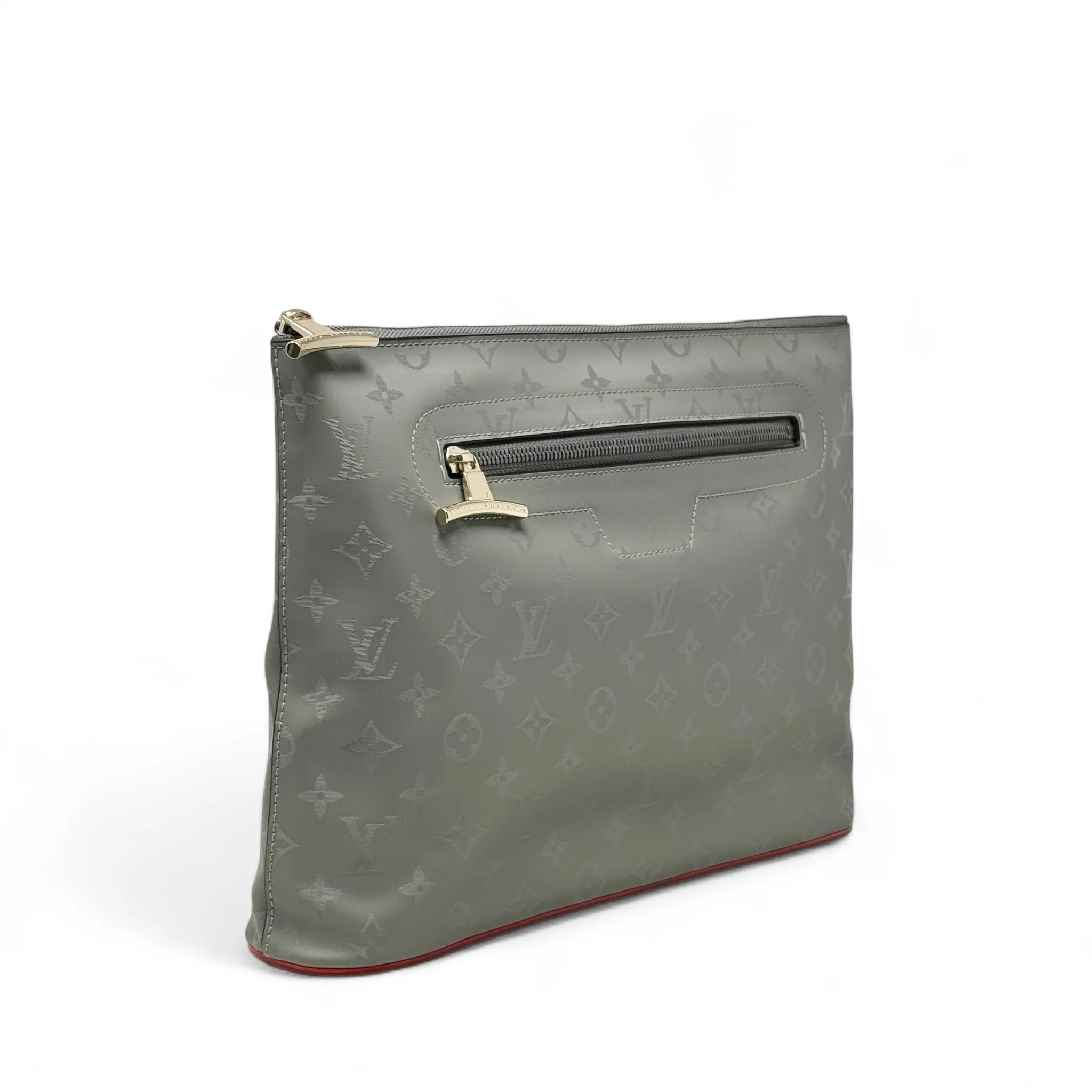 Louis Vuitton Grey Monogram Cosmos Pochette - Image 4
