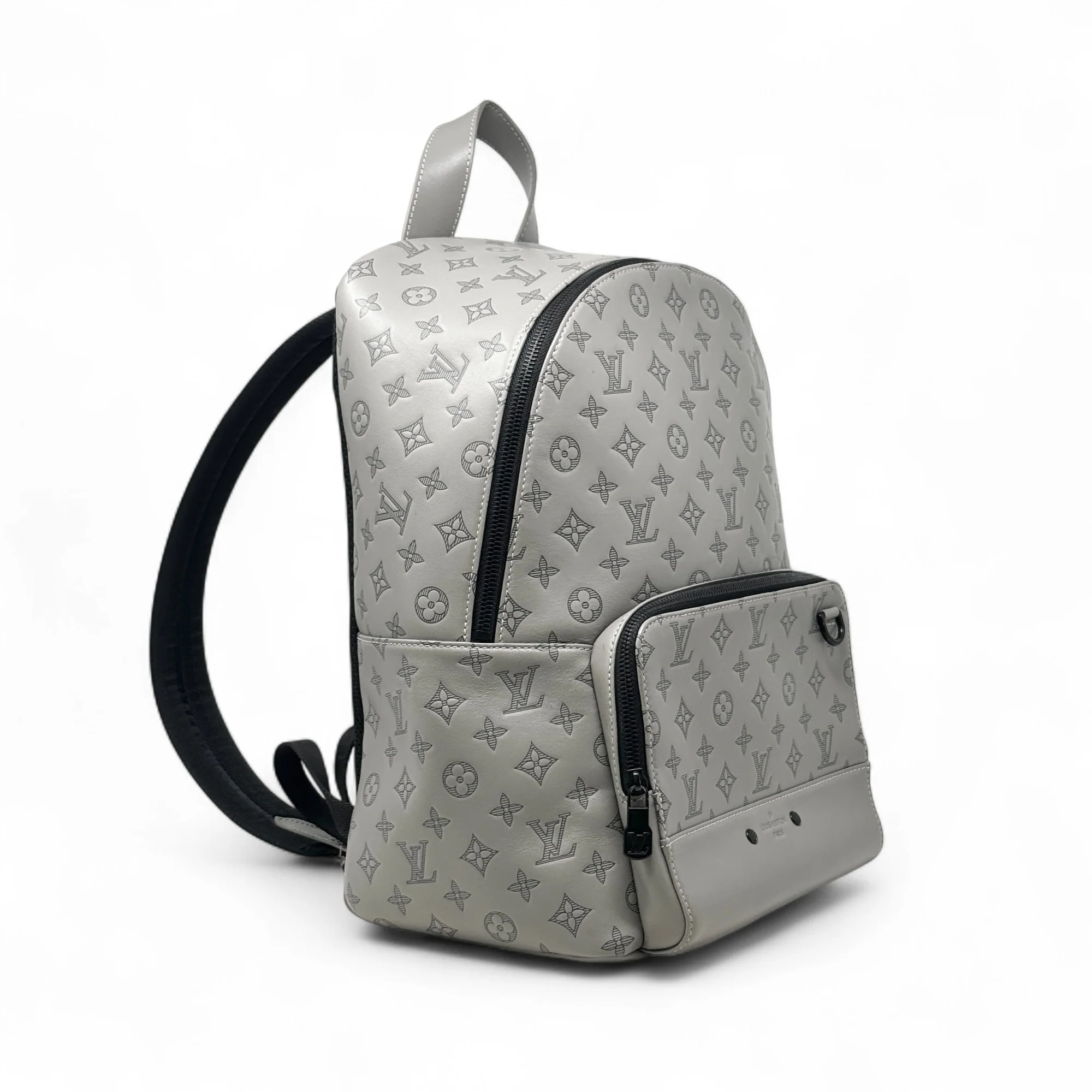 Louis Vuitton Grey Shadow Racer Backpack - Image 4