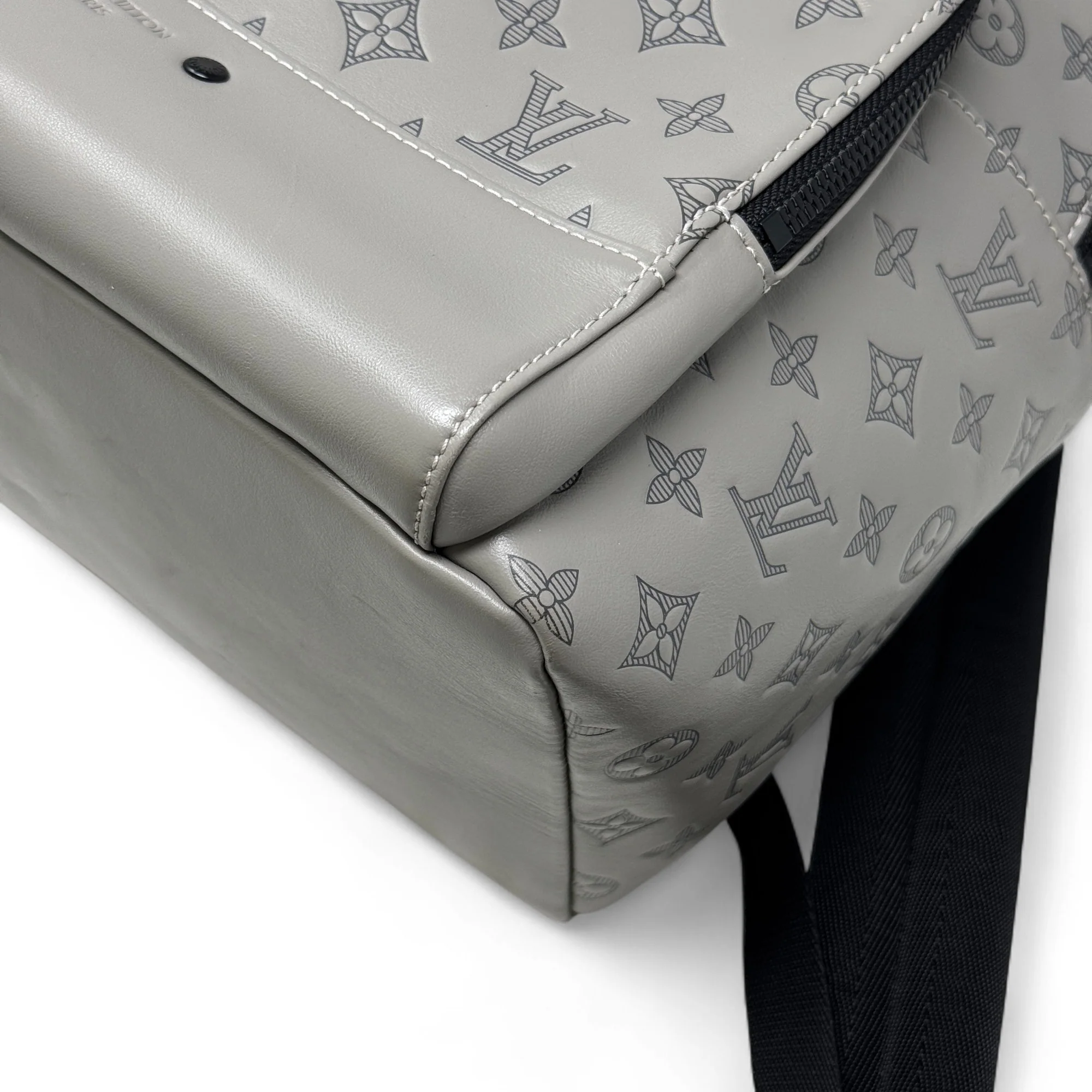 Louis Vuitton Grey Shadow Racer Backpack - Image 7