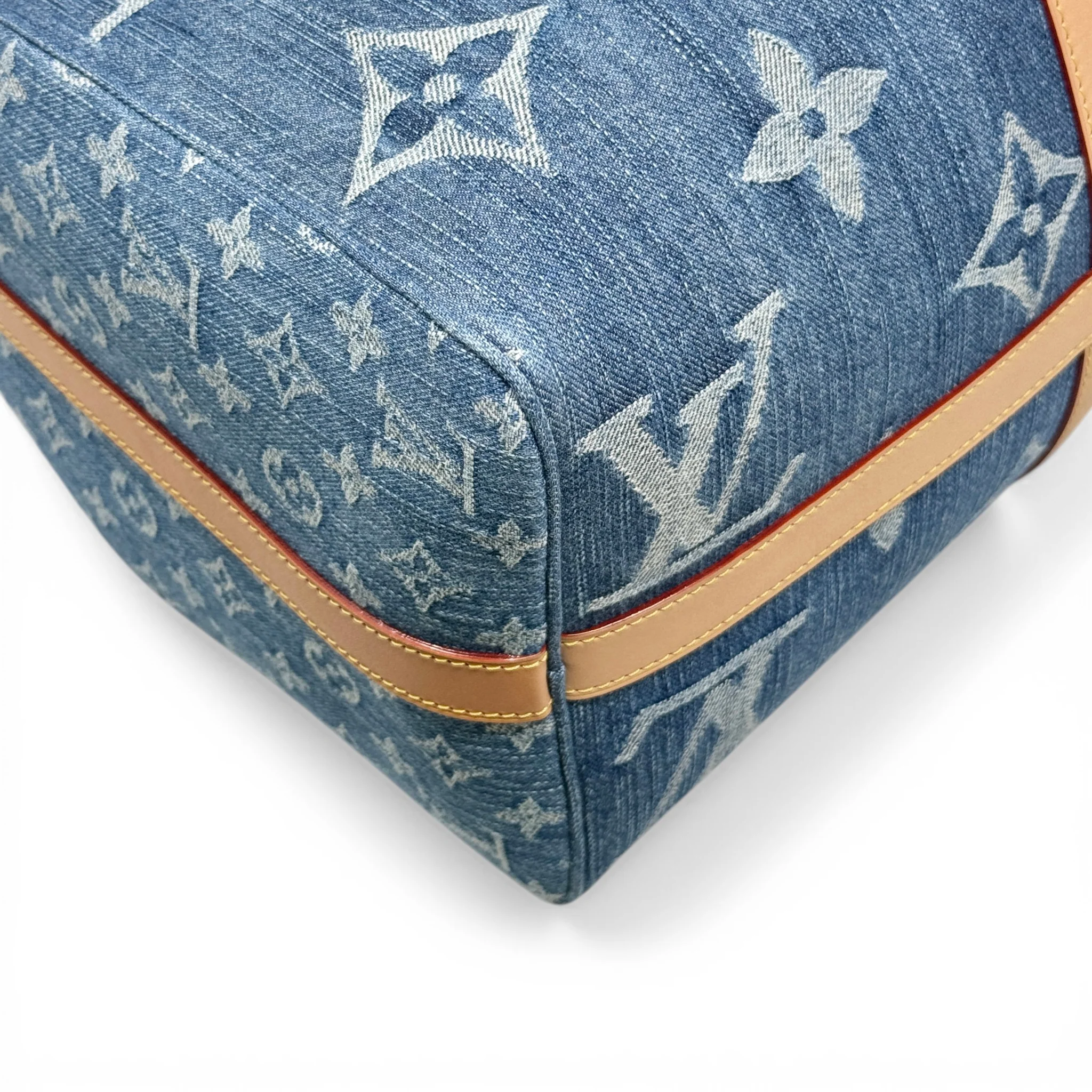 Louis Vuitton Monogram Denim Keepall Bandouliere 45 - Image 7