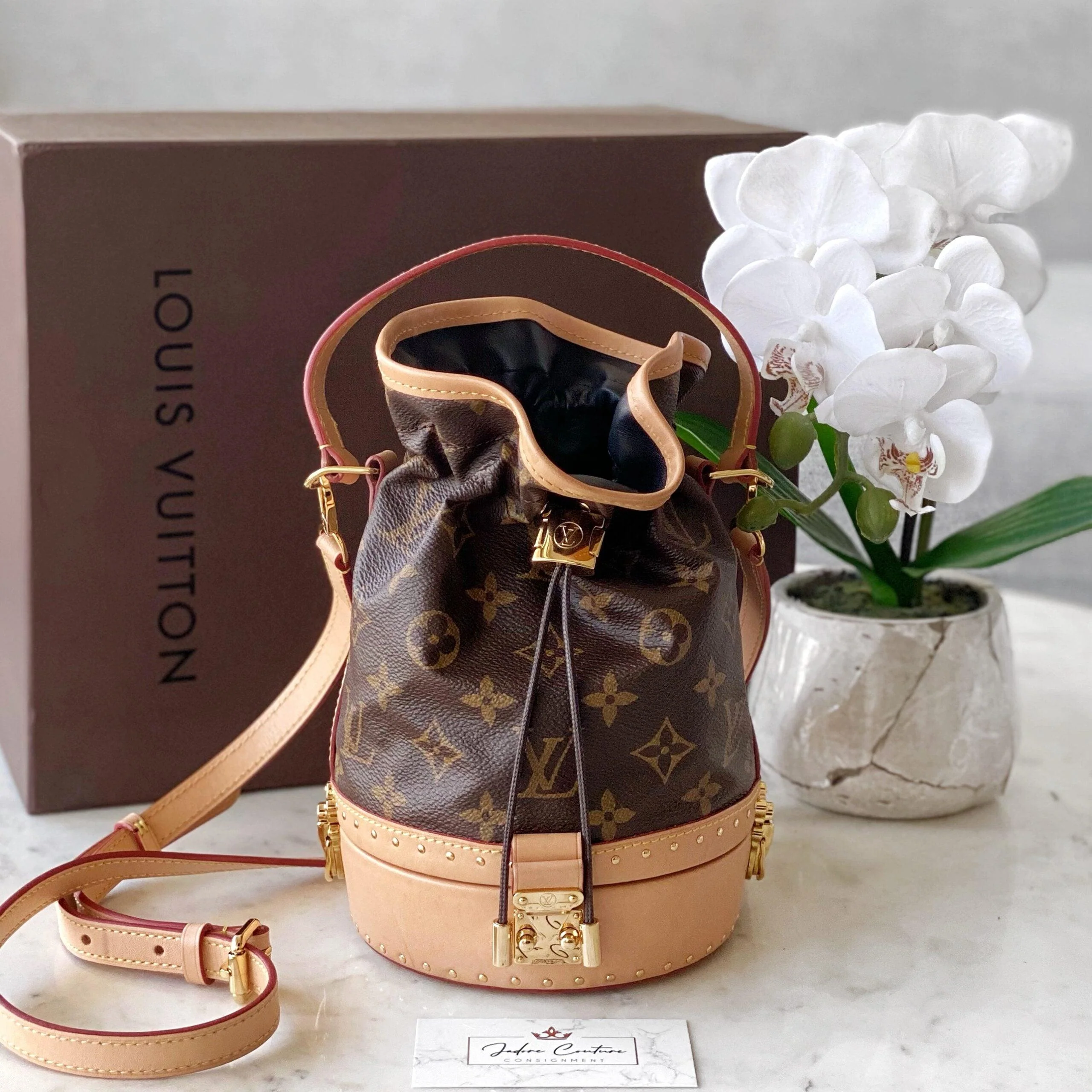 Louis Vuitton Monogram Petit Noe Trunk - Image 9