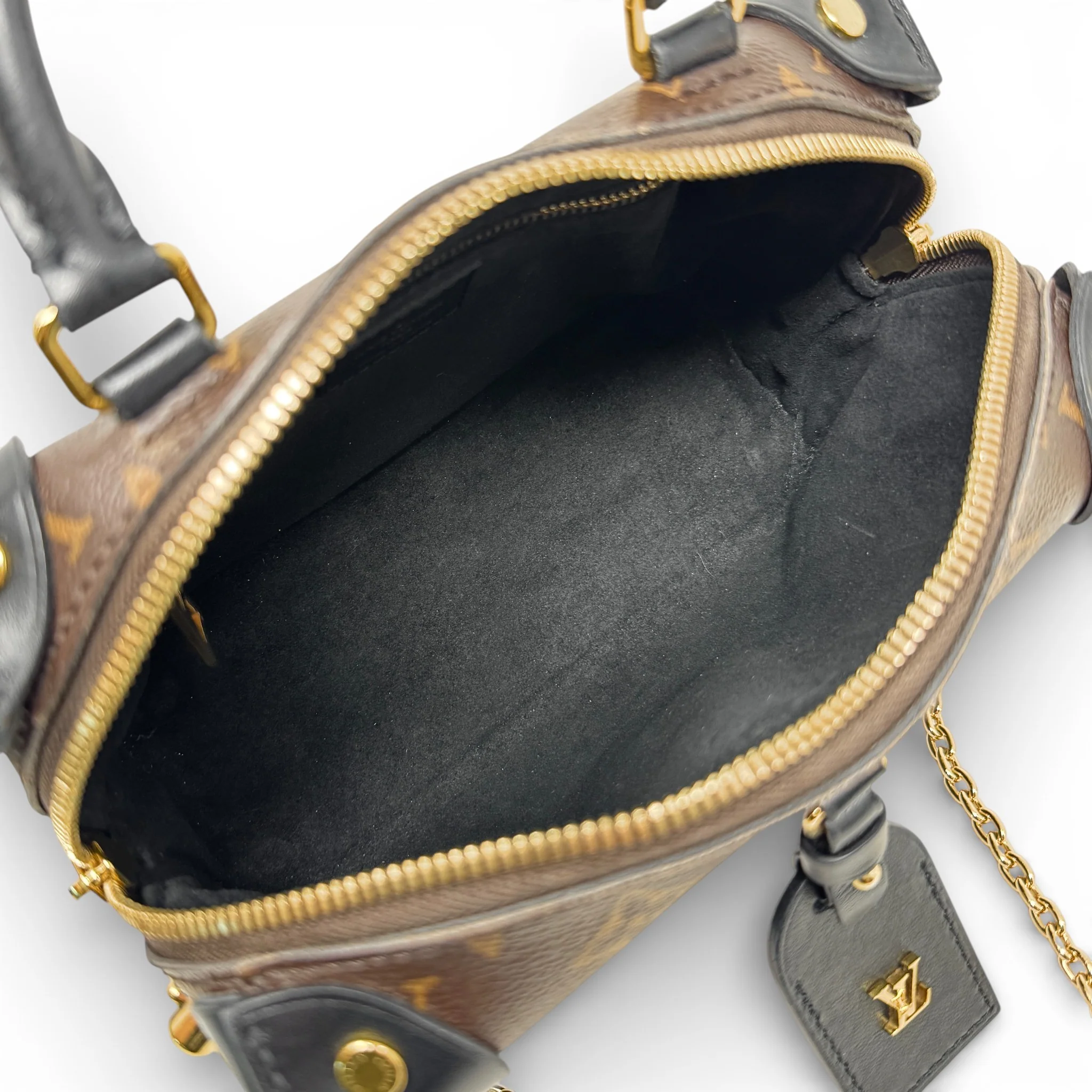 Louis Vuitton Monogram Petite Malle Souple Bag - Image 11
