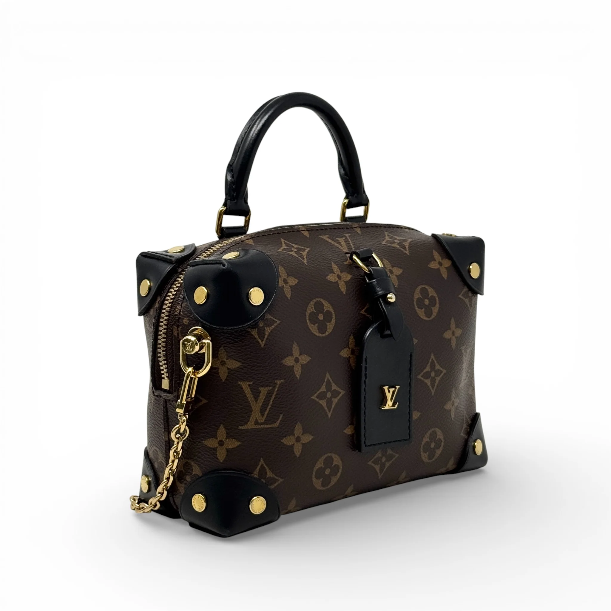 Louis Vuitton Monogram Petite Malle Souple Bag - Image 4