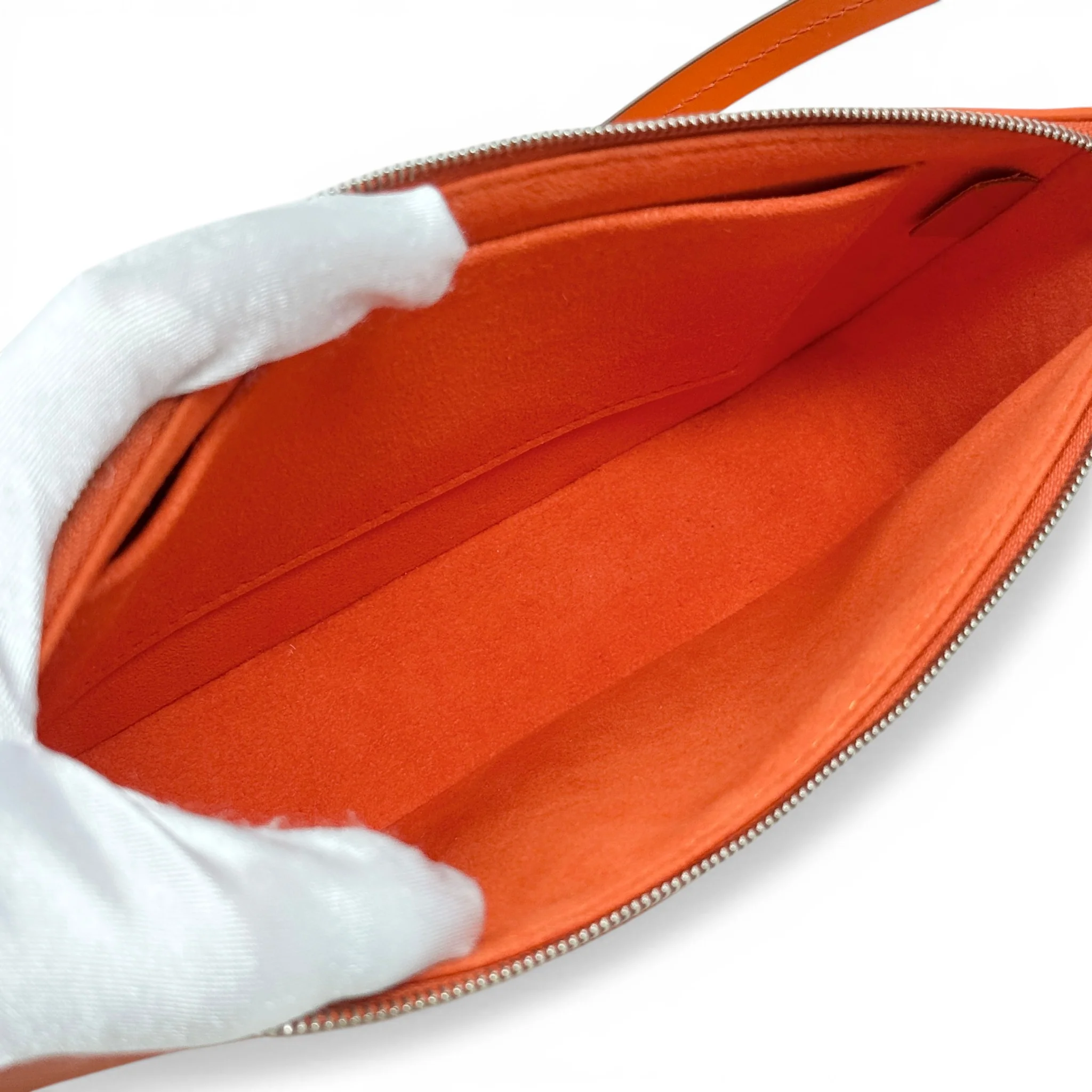 Louis Vuitton Orange Poppy Epi Pochette - Image 11