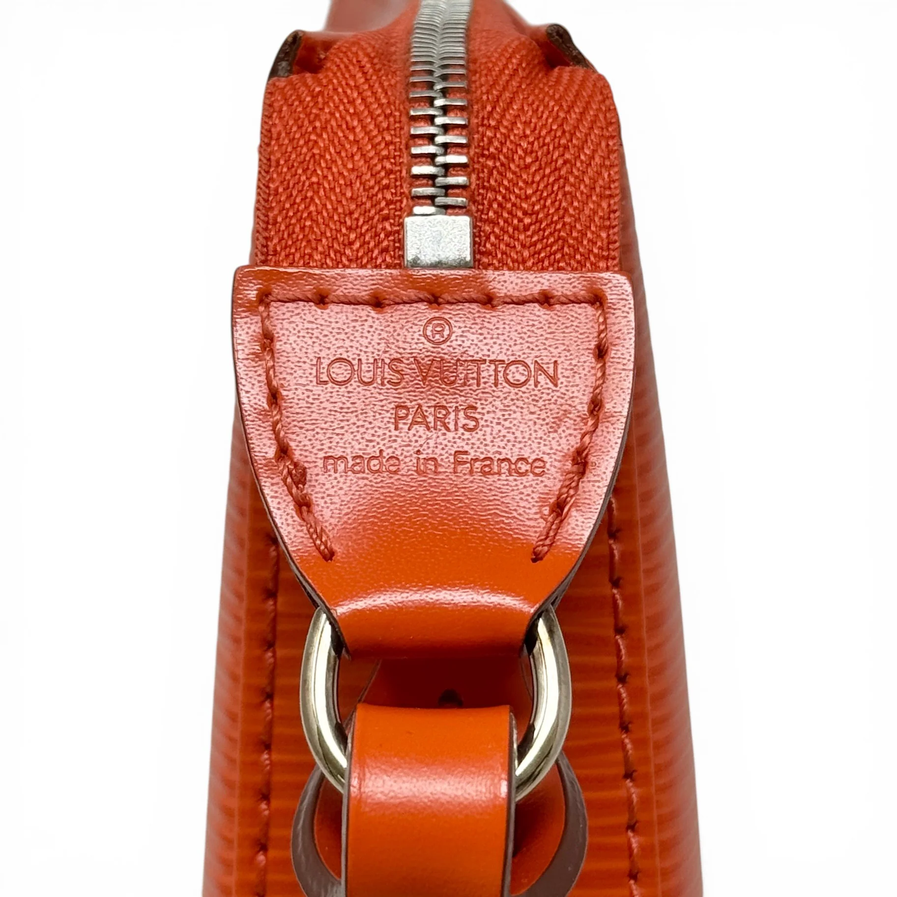 Louis Vuitton Orange Poppy Epi Pochette - Image 12