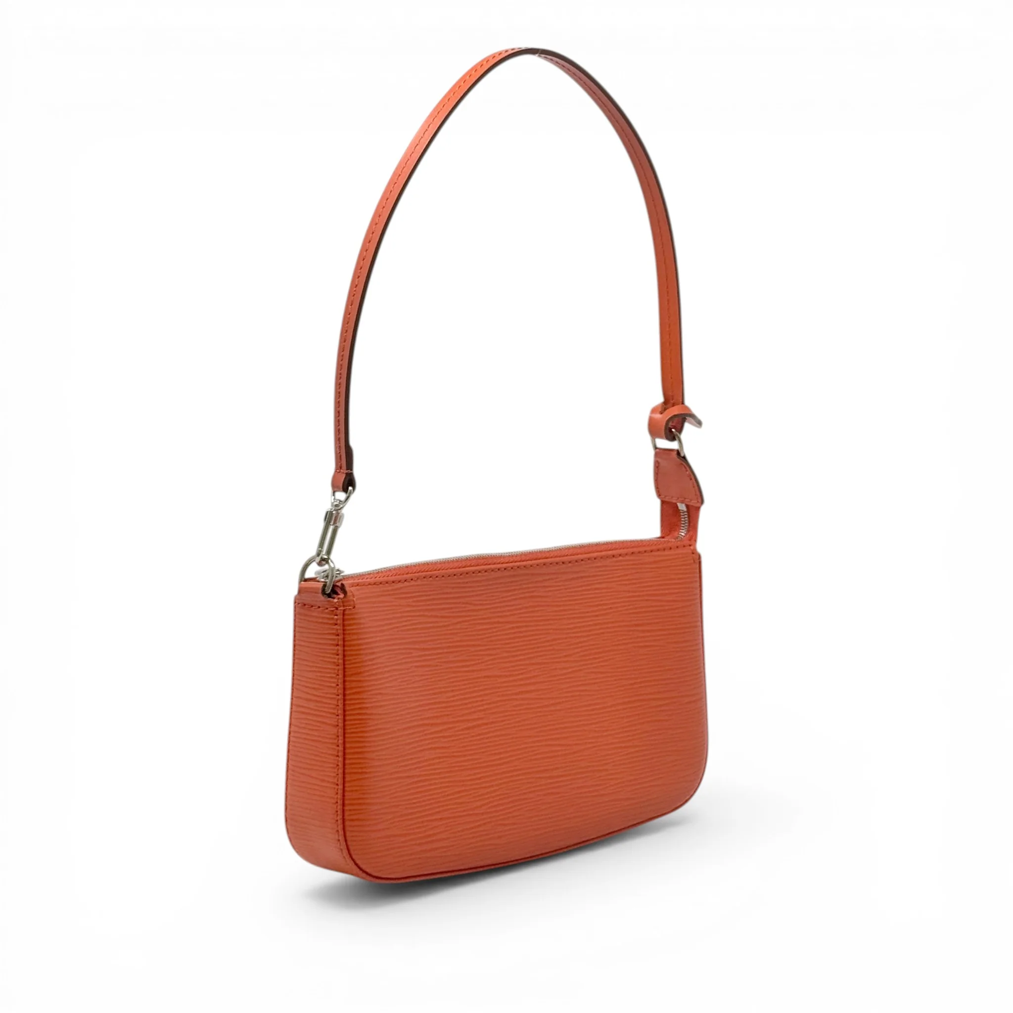 Louis Vuitton Orange Poppy Epi Pochette - Image 4