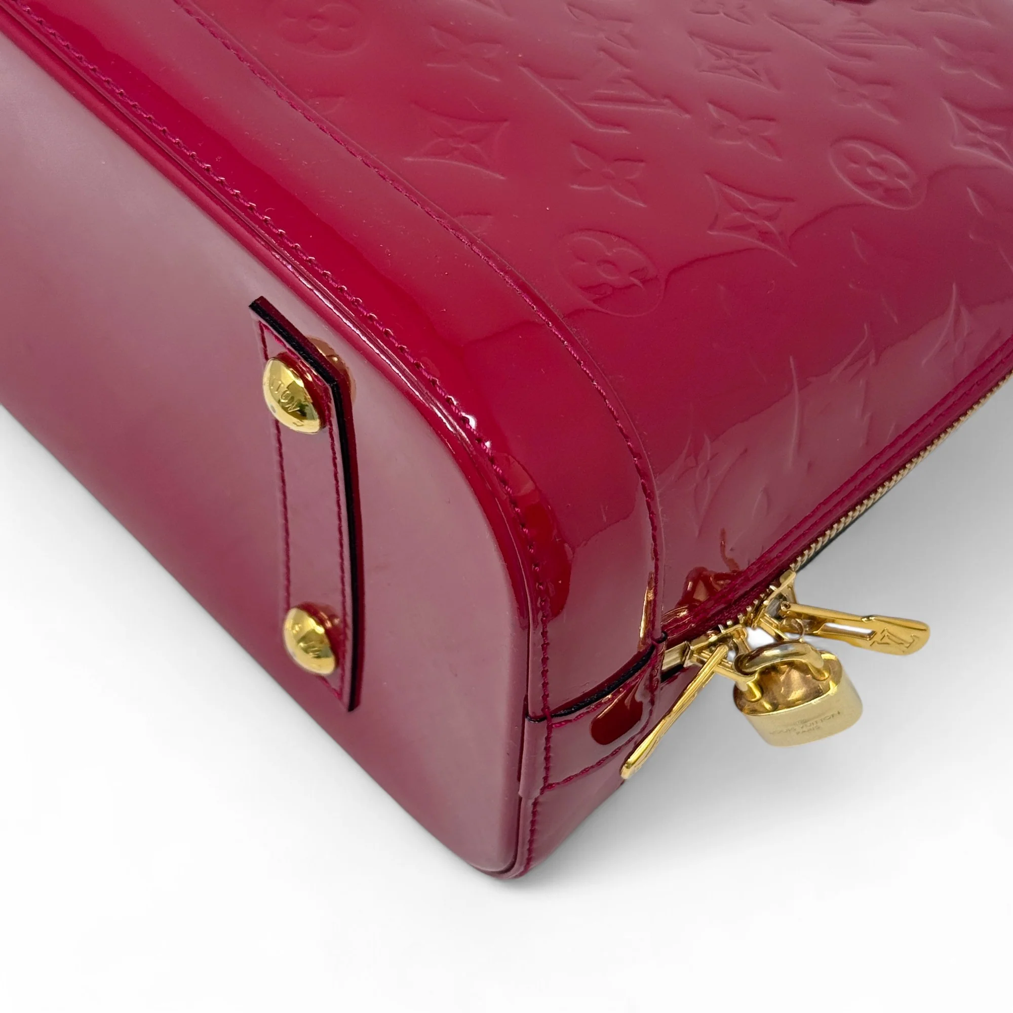 Louis Vuitton Pink Vernis Alma PM - Image 10