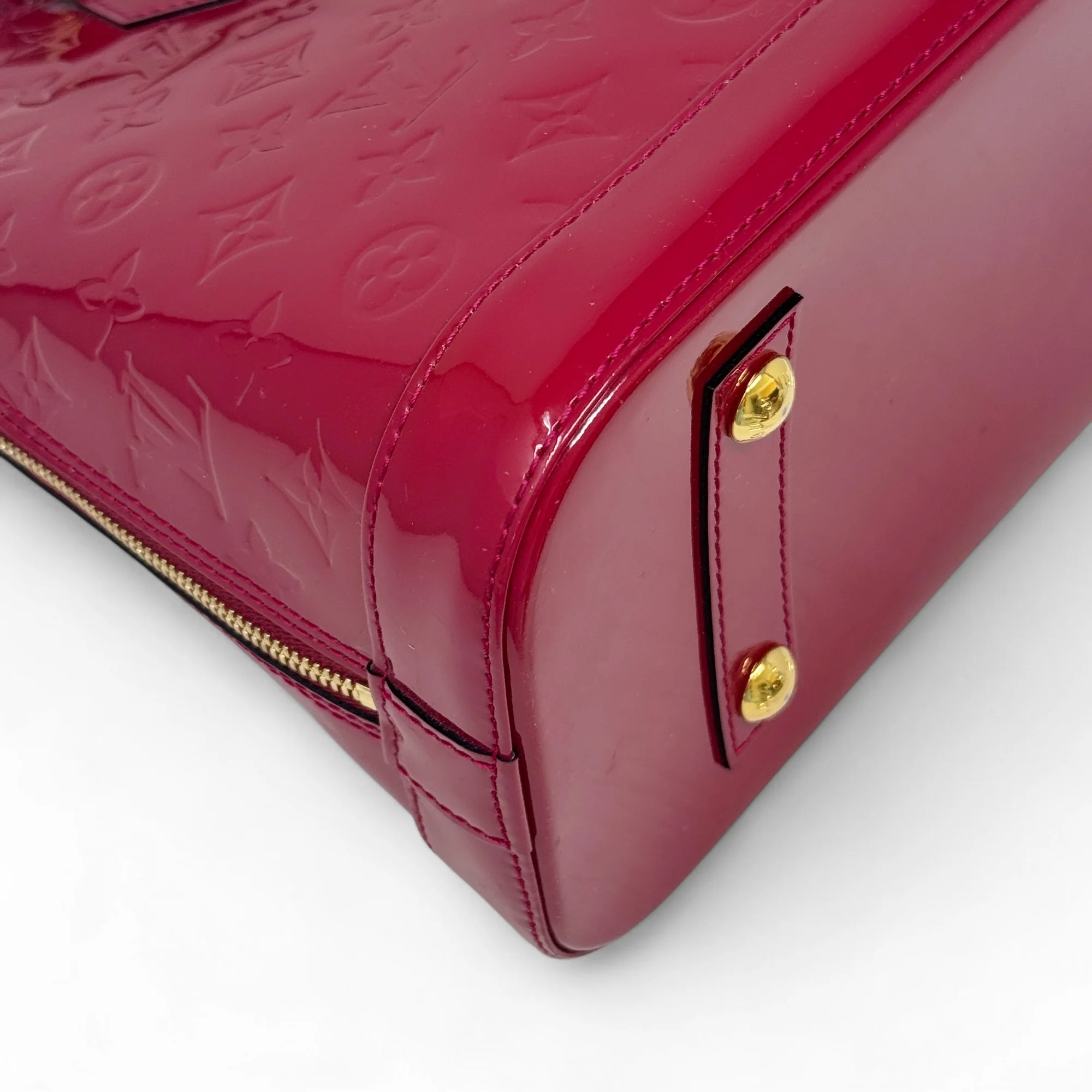 Louis Vuitton Pink Vernis Alma PM - Image 11