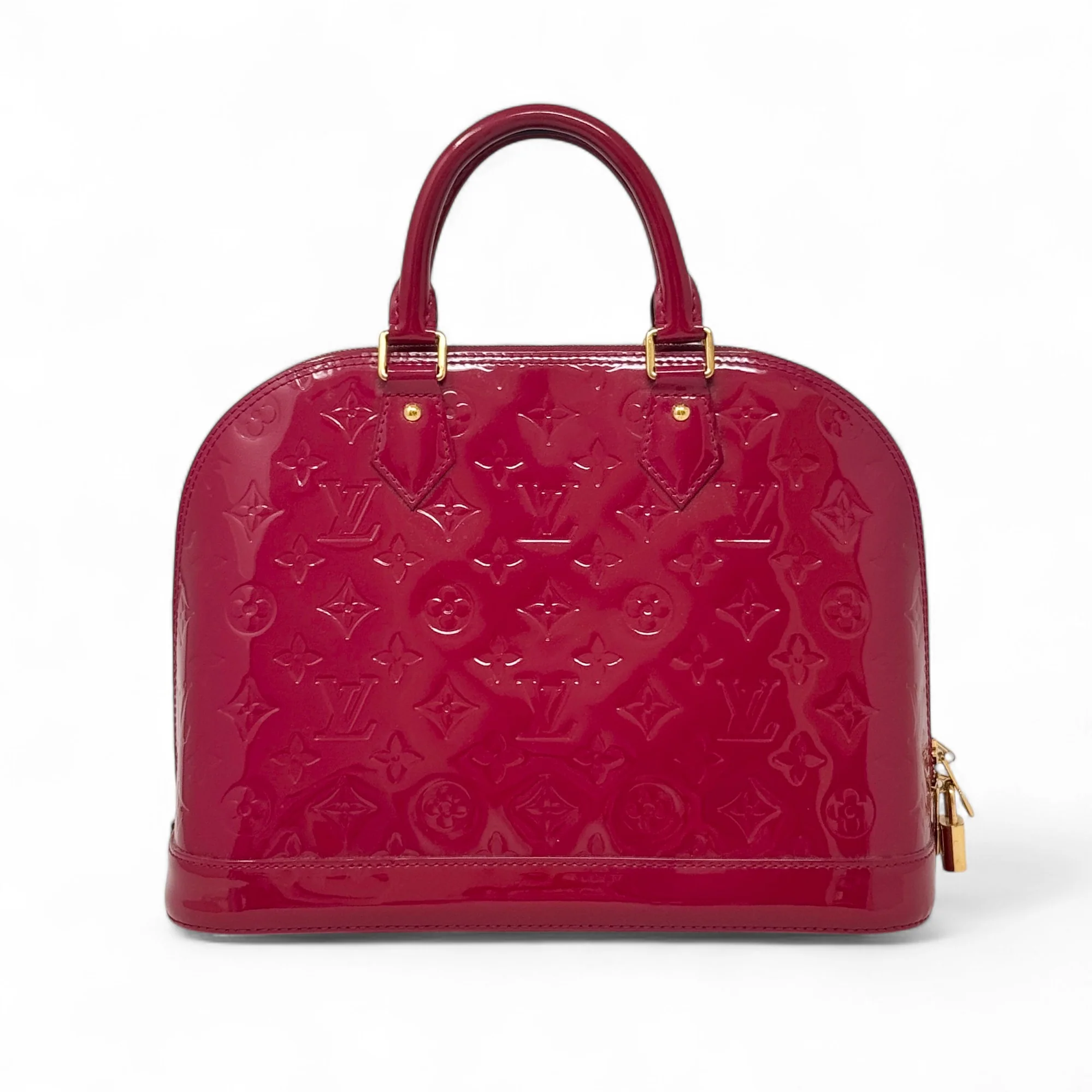 Louis Vuitton Pink Vernis Alma PM - Image 3