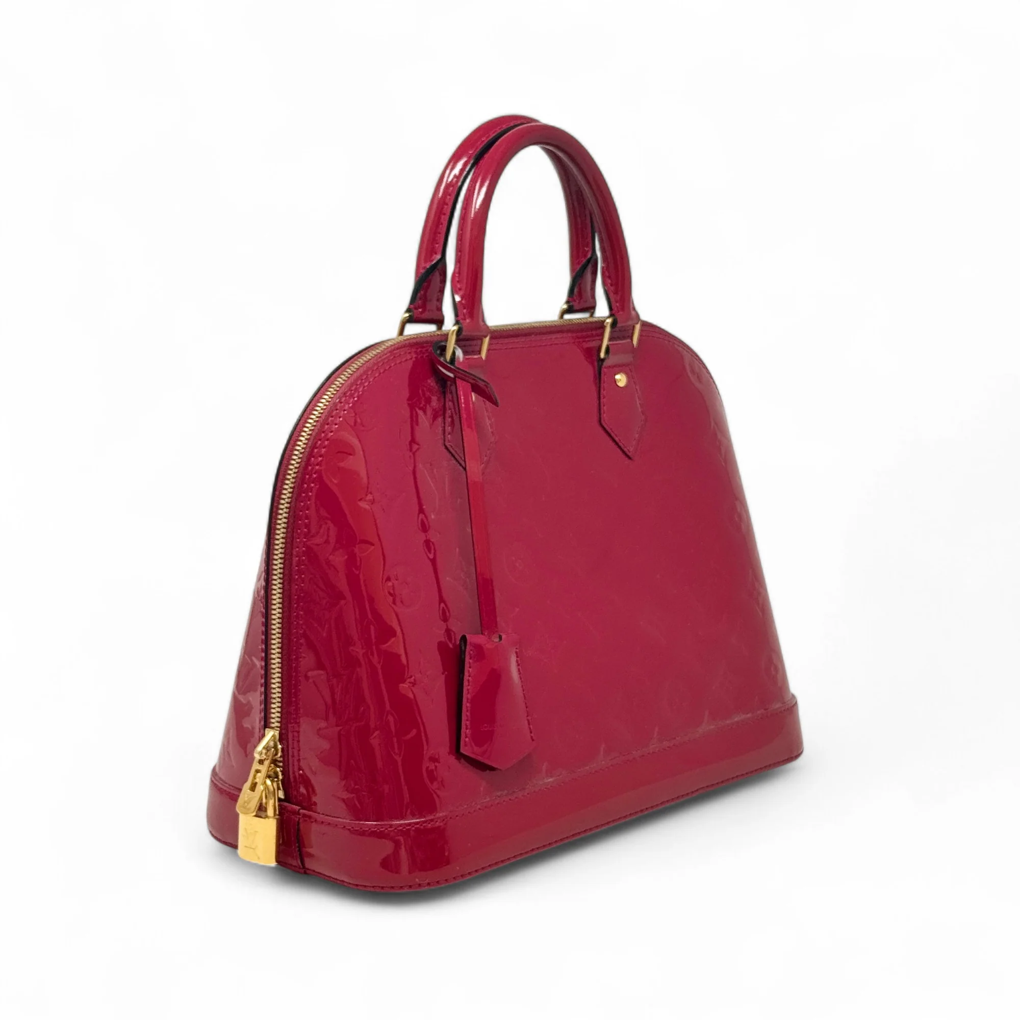 Louis Vuitton Pink Vernis Alma PM - Image 4