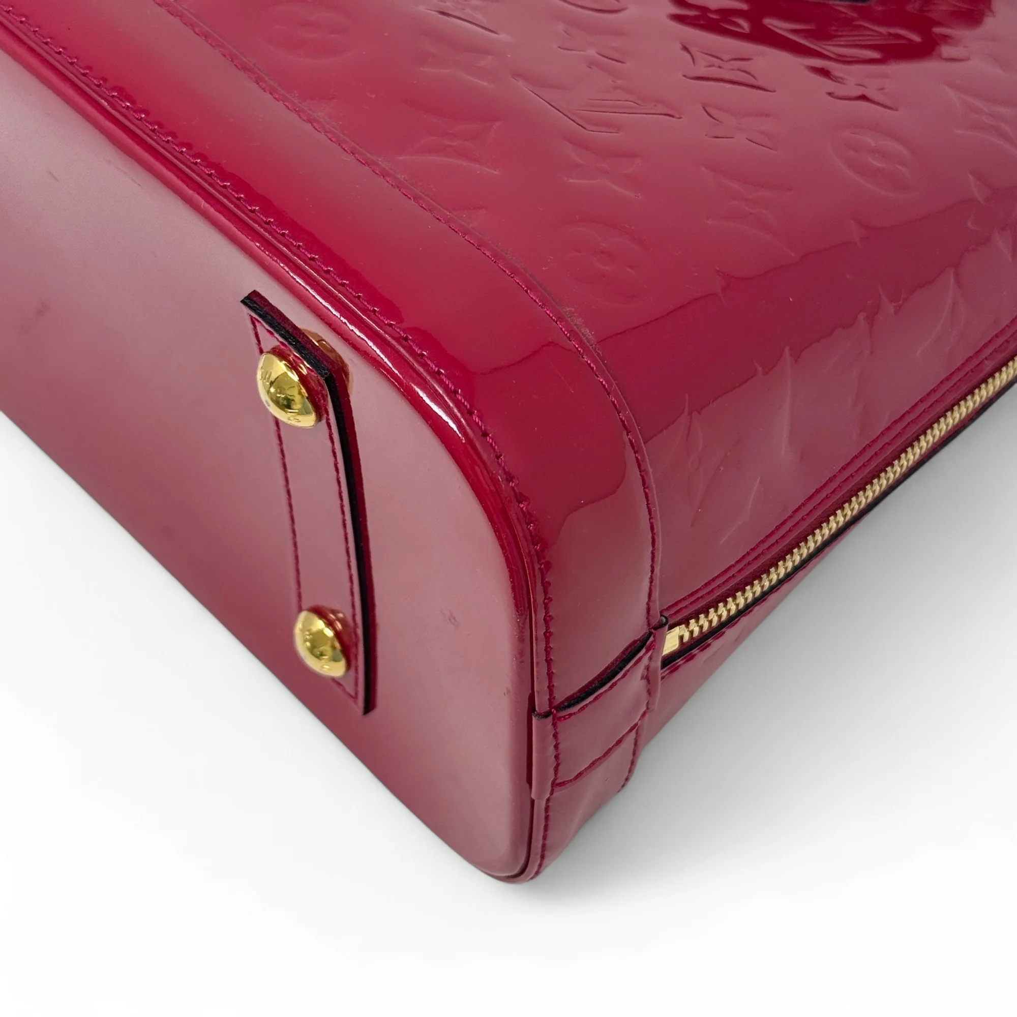 Louis Vuitton Pink Vernis Alma PM - Image 8