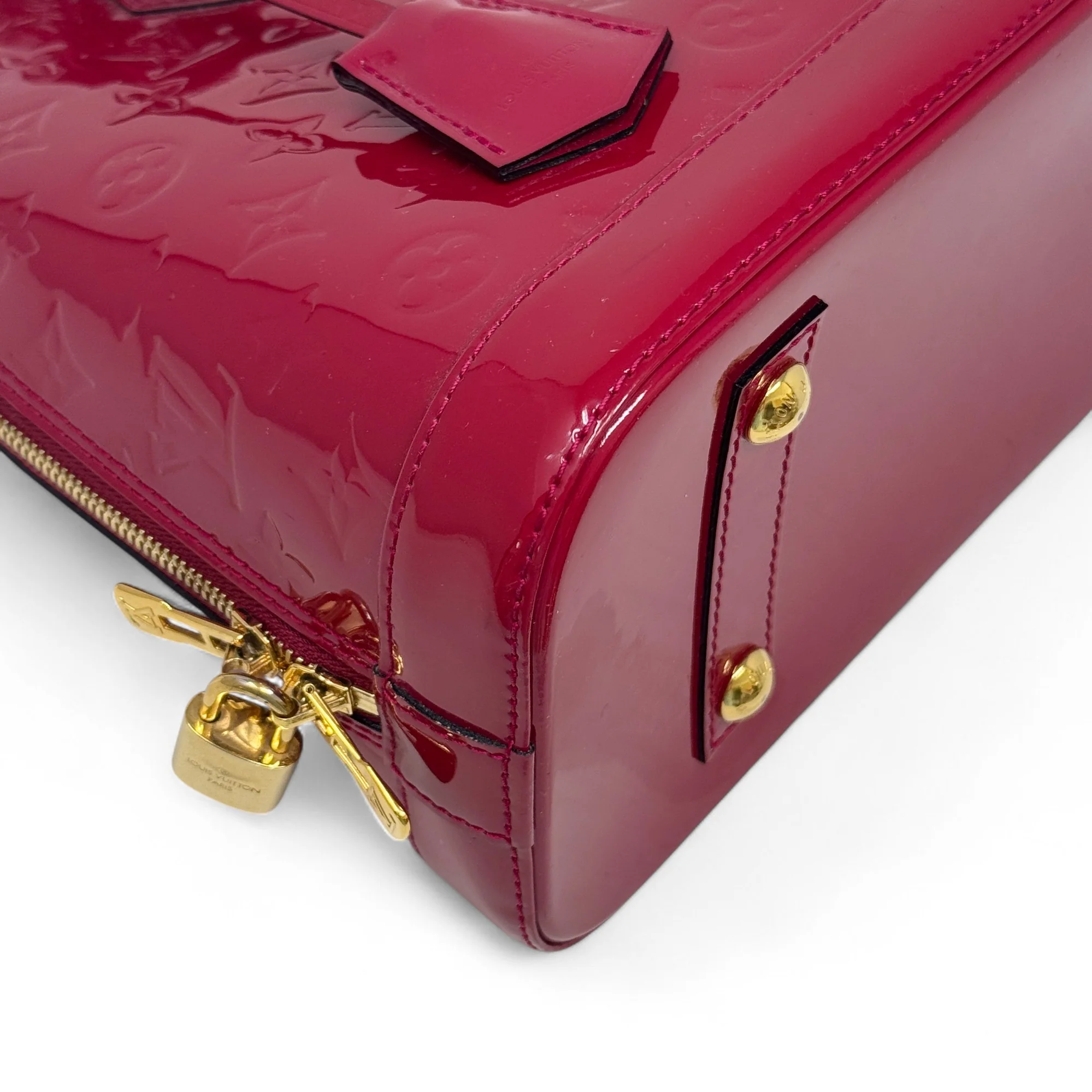 Louis Vuitton Pink Vernis Alma PM - Image 9