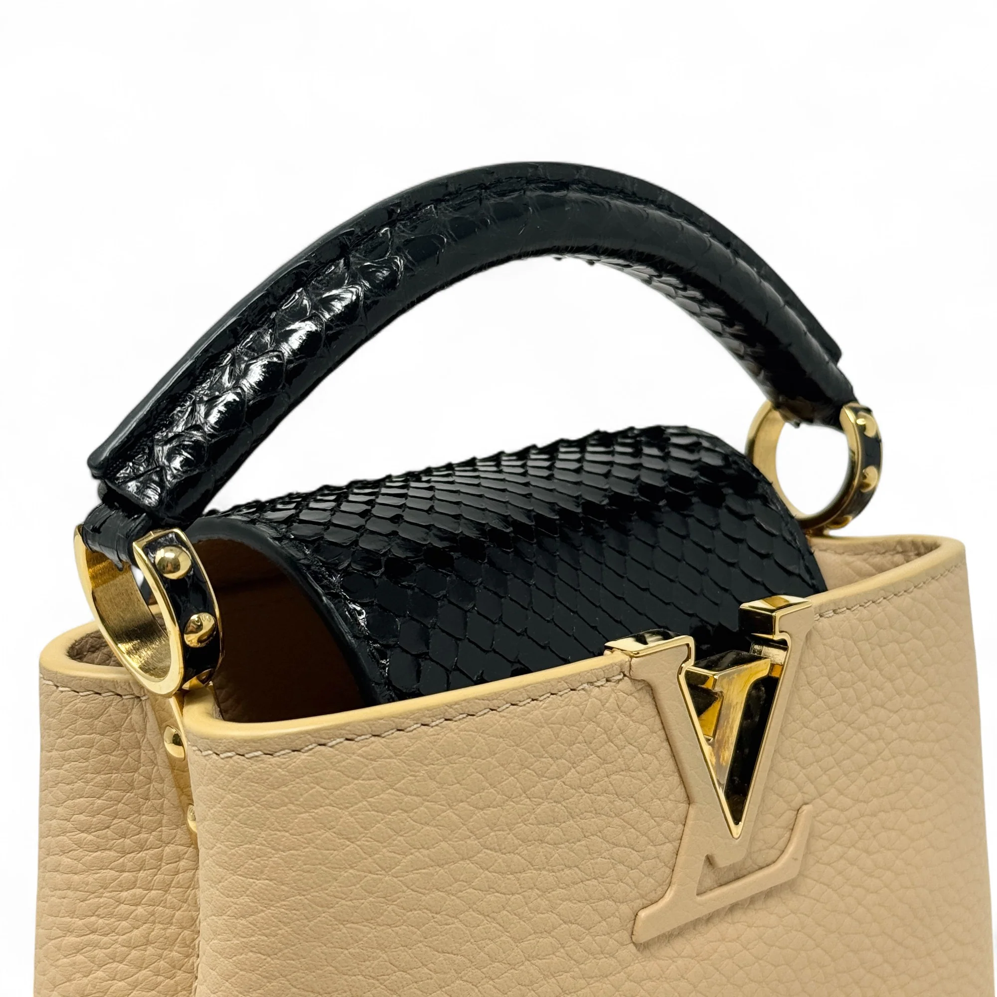 Louis Vuitton Python Mini Capucines Bag - Image 11