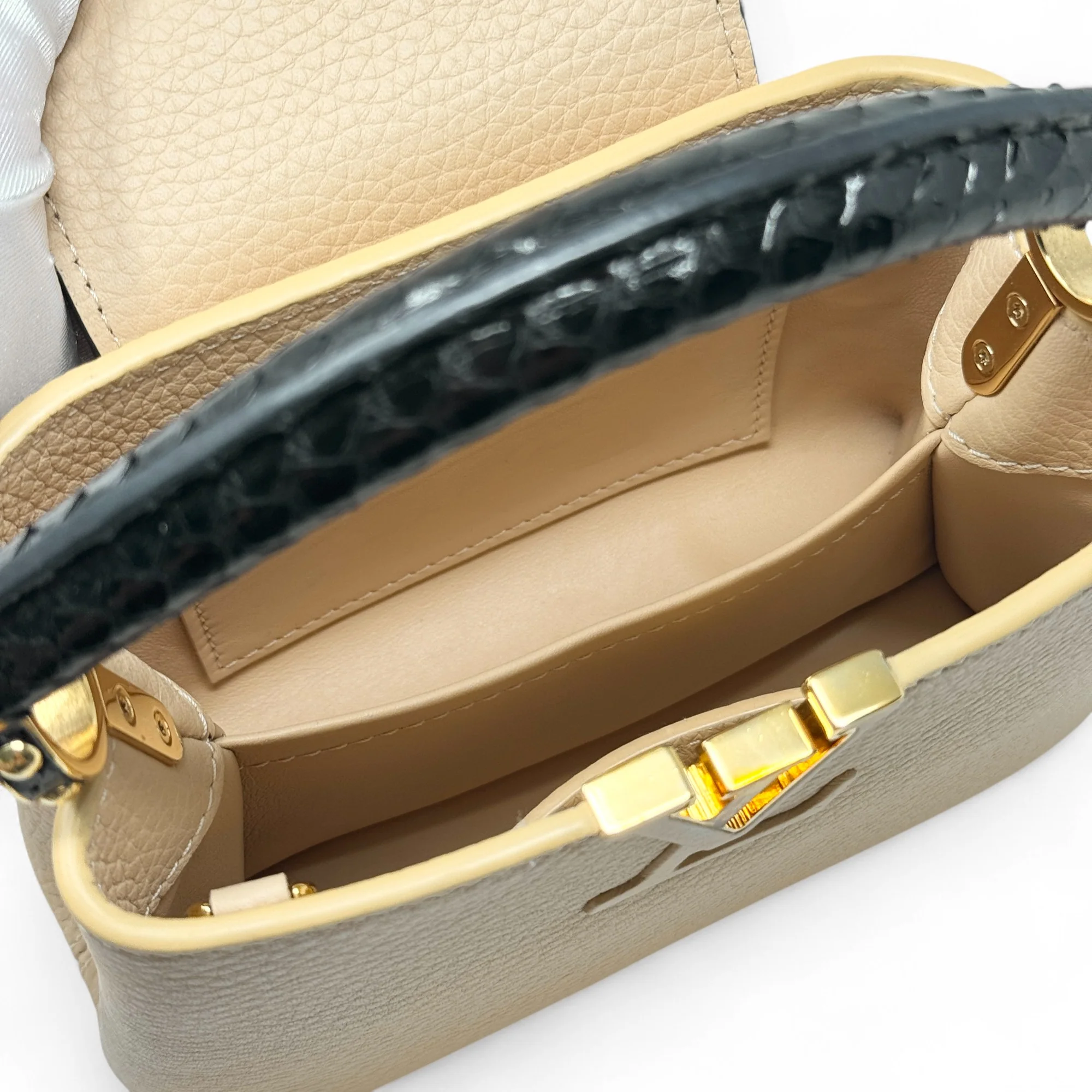 Louis Vuitton Python Mini Capucines Bag - Image 12
