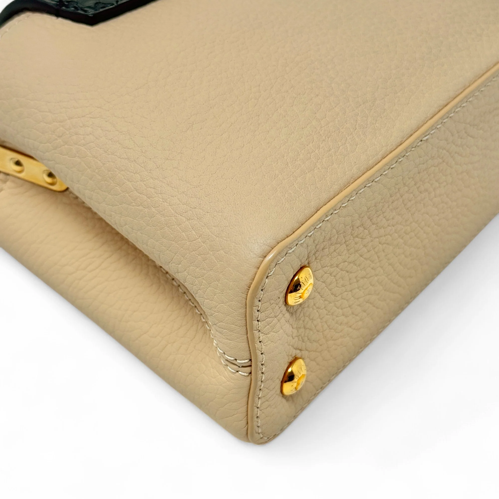 Louis Vuitton Python Mini Capucines Bag - Image 9