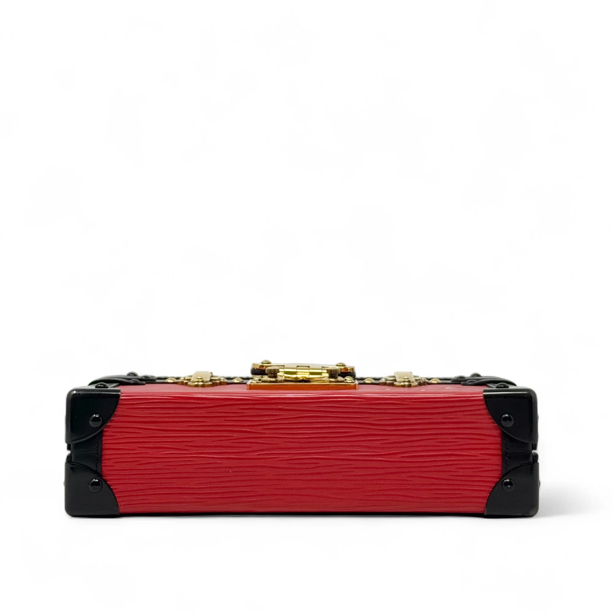 Louis Vuitton Red Epi Petite Malle Bag - Image 5