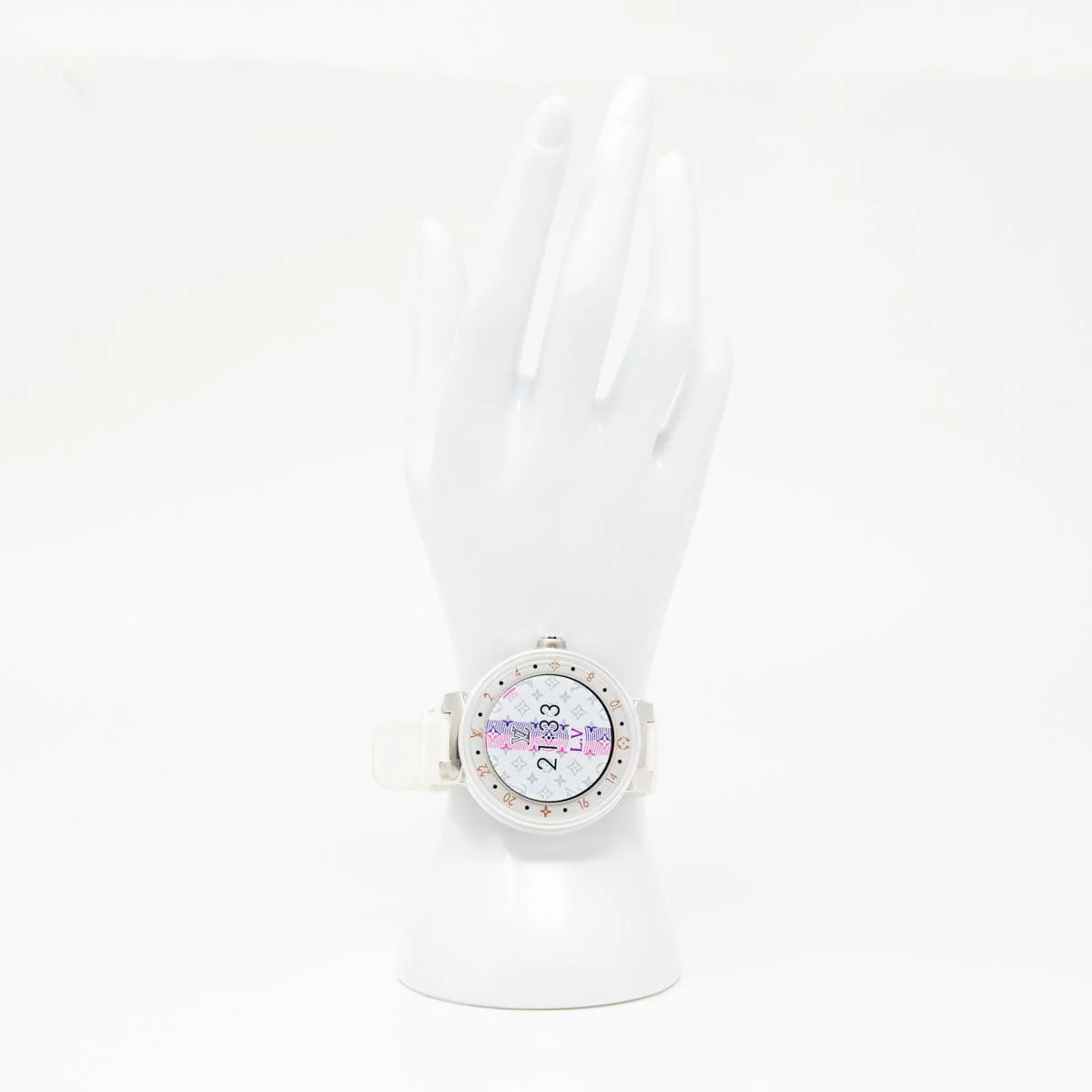 Louis Vuitton White Tambour Horizon Smartwatch - Image 3