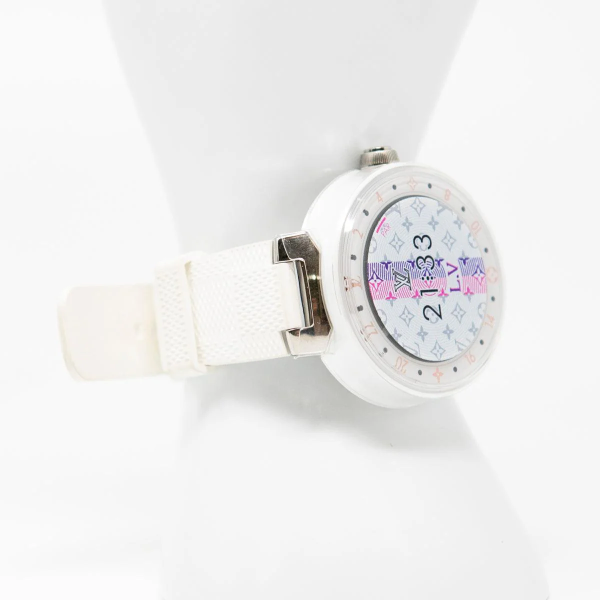 Louis Vuitton White Tambour Horizon Smartwatch - Image 4