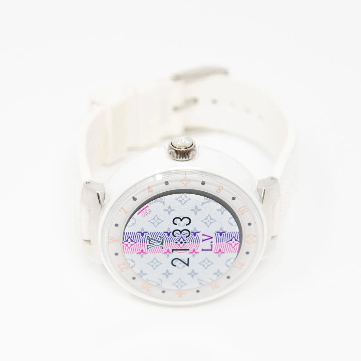 Louis Vuitton White Tambour Horizon Smartwatch - Image 7