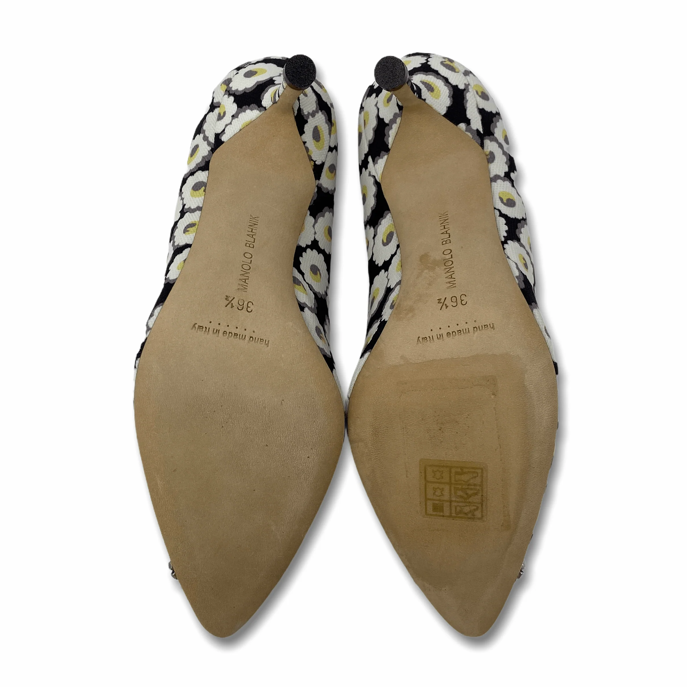 Manolo Blahnik Daisy Hangisi Pumps 36.5 - Image 4