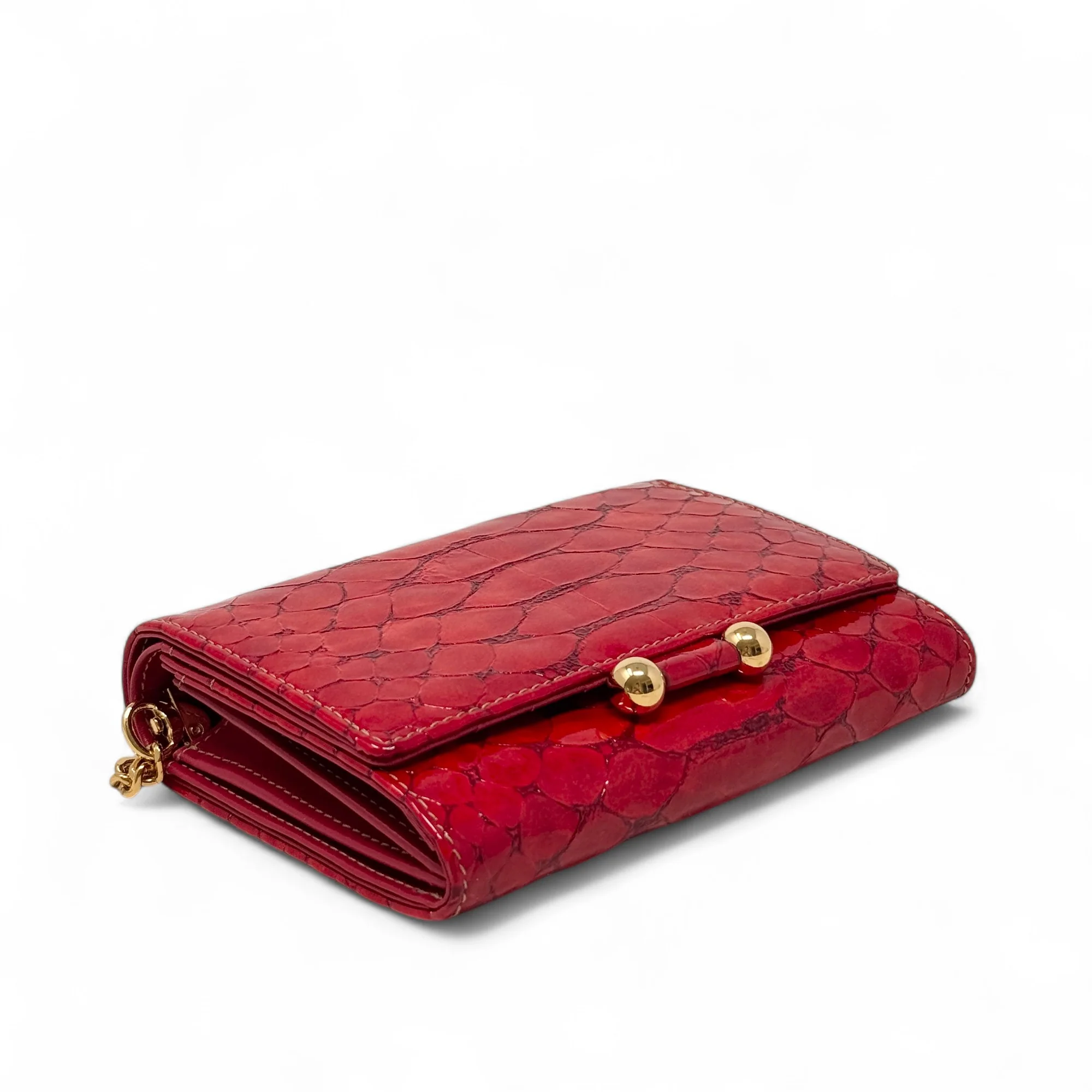 MCM Red Python Wallet on Chain - Image 4