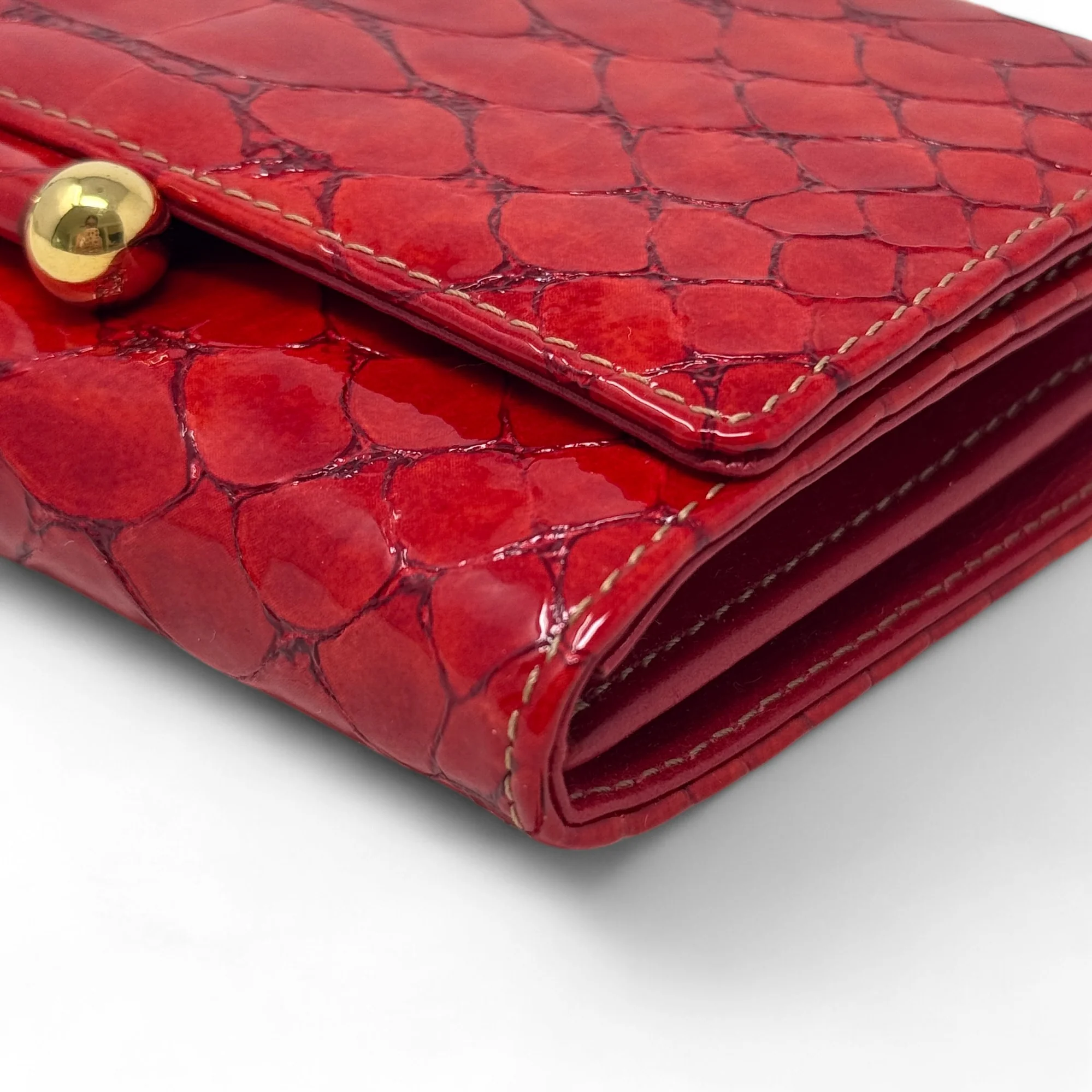 MCM Red Python Wallet on Chain - Image 6