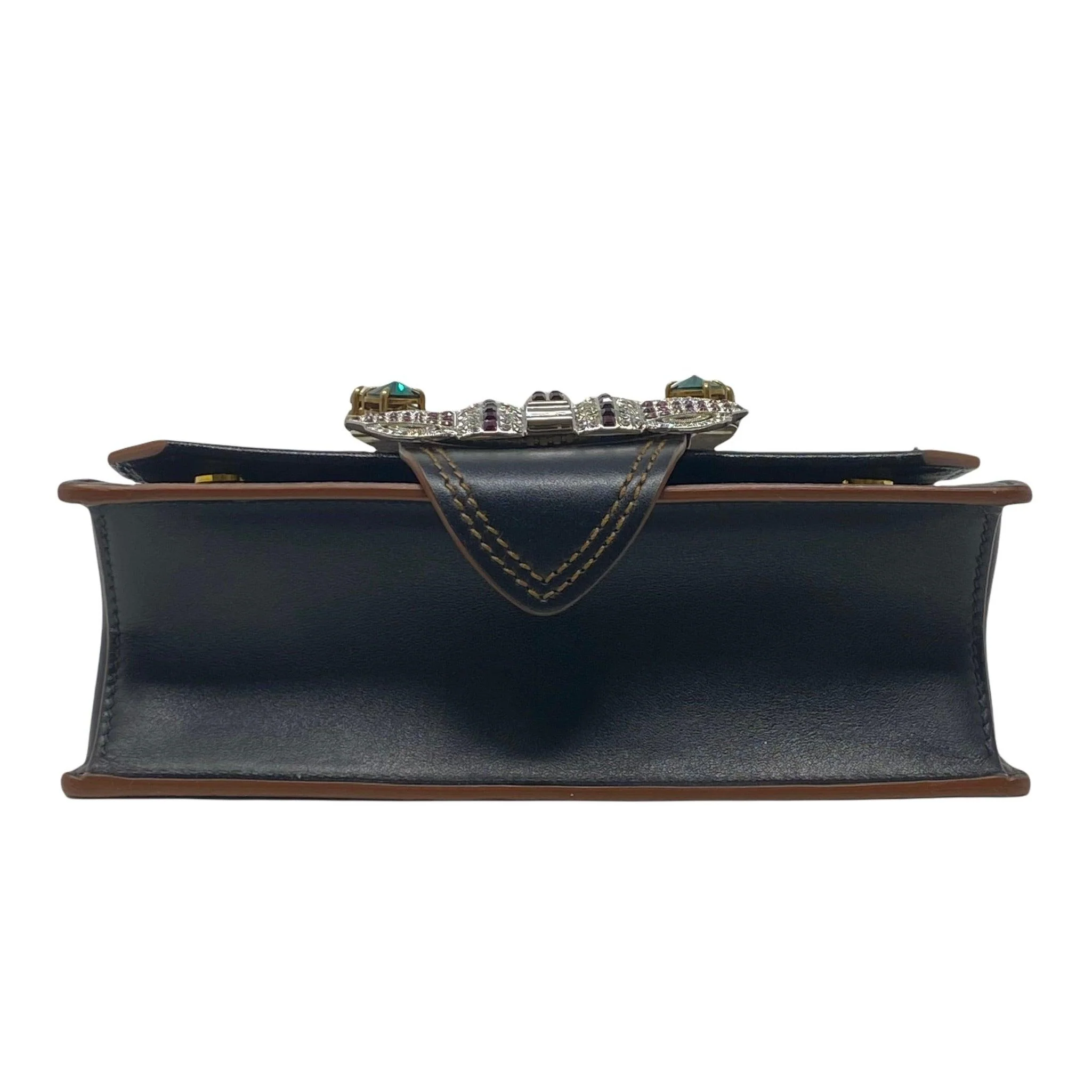 Miu Miu Black Madras Crystals Bag - Image 10