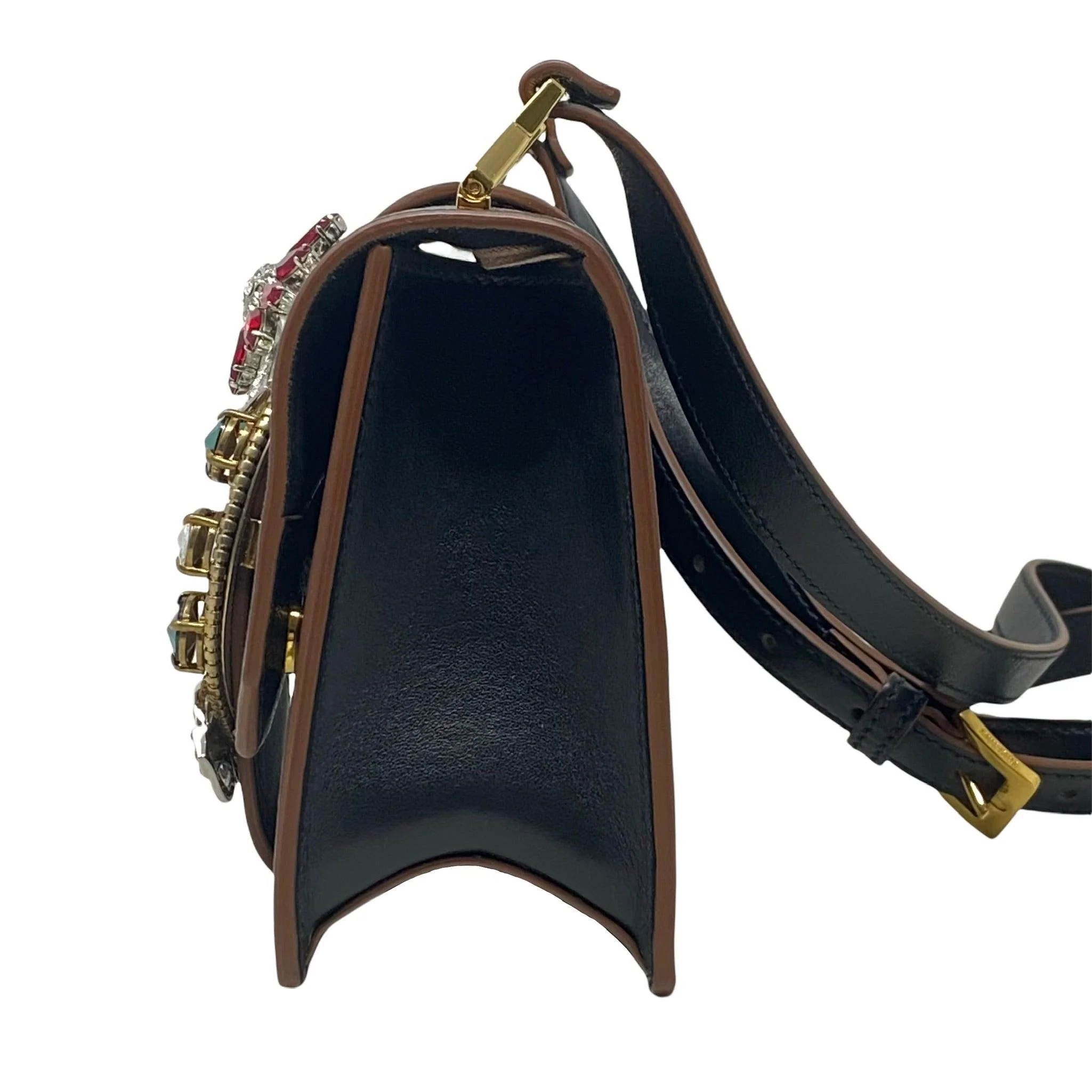 Miu Miu Black Madras Crystals Bag - Image 3