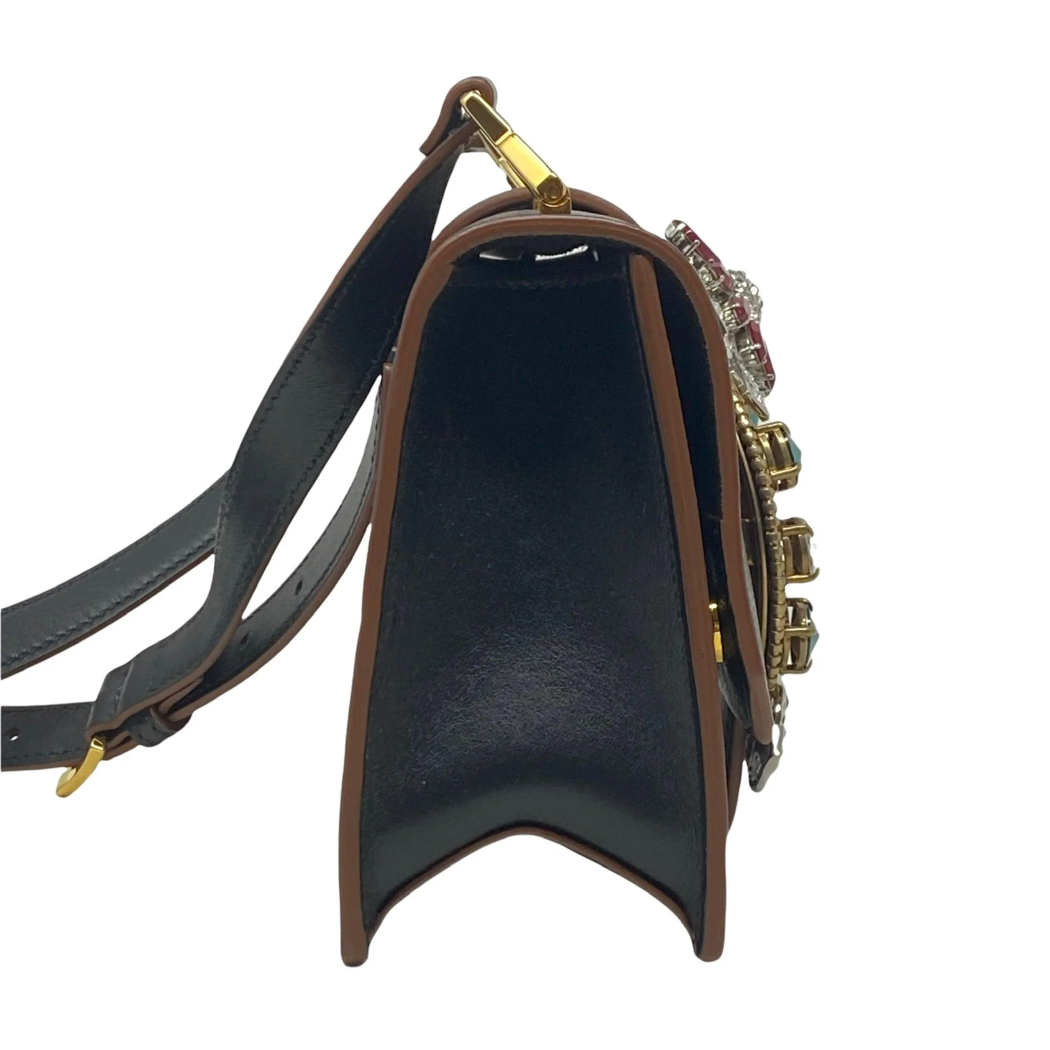Miu Miu Black Madras Crystals Bag - Image 4