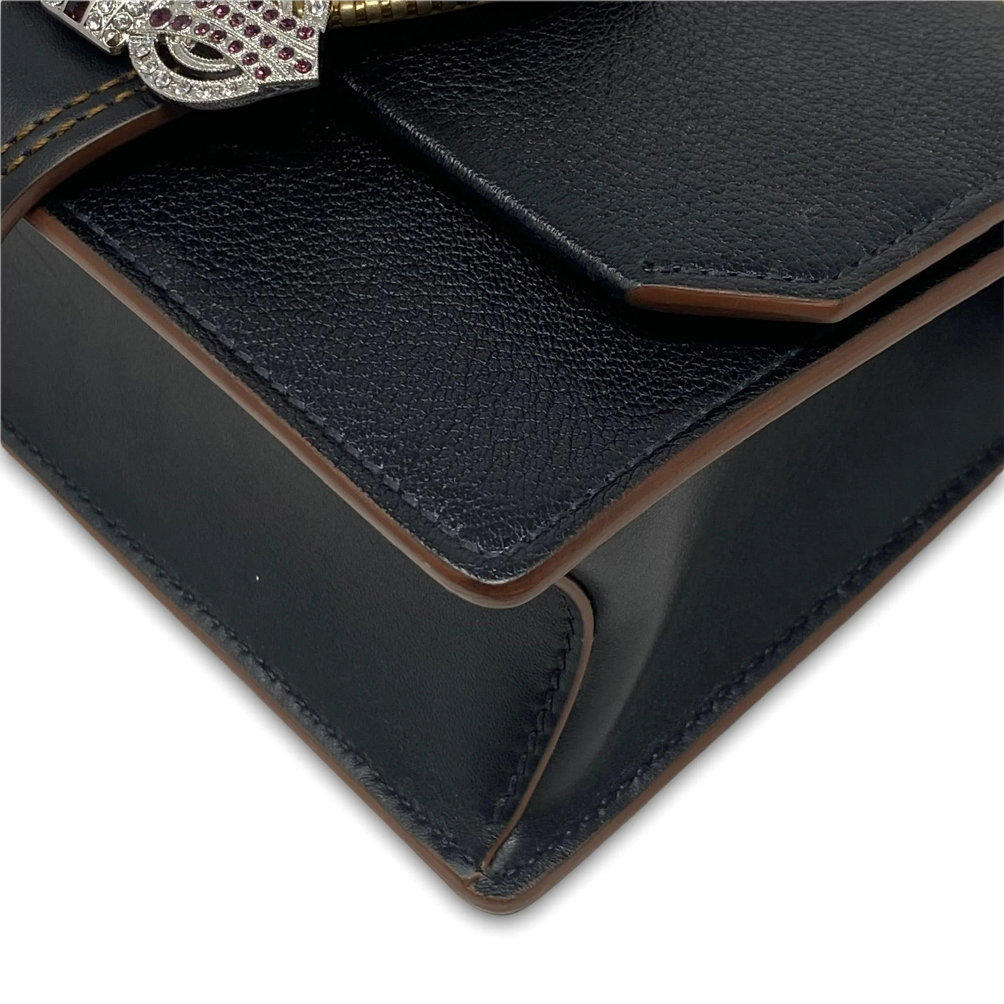 Miu Miu Black Madras Crystals Bag - Image 6