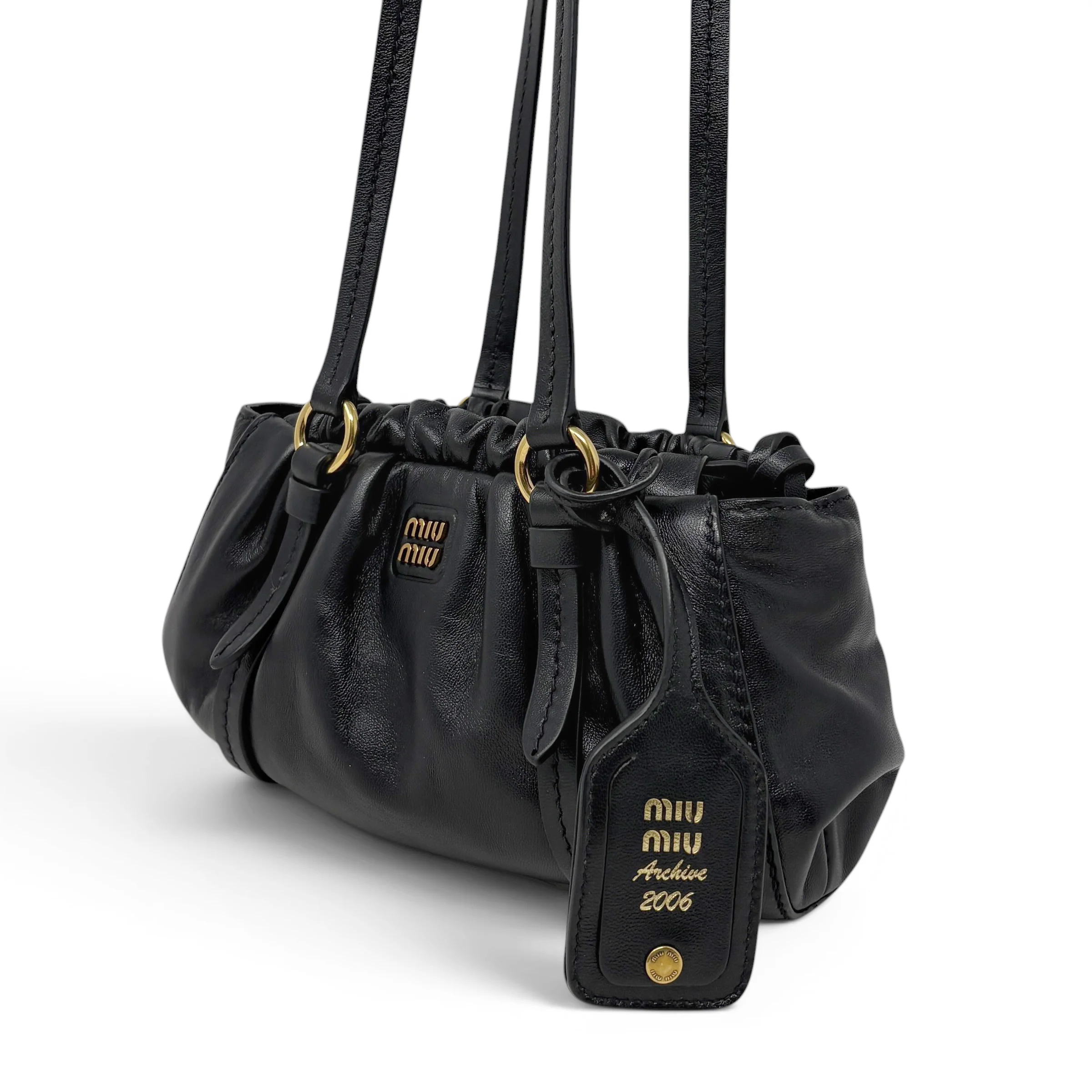 Miu Miu Black Mini Joie Bag - Image 2