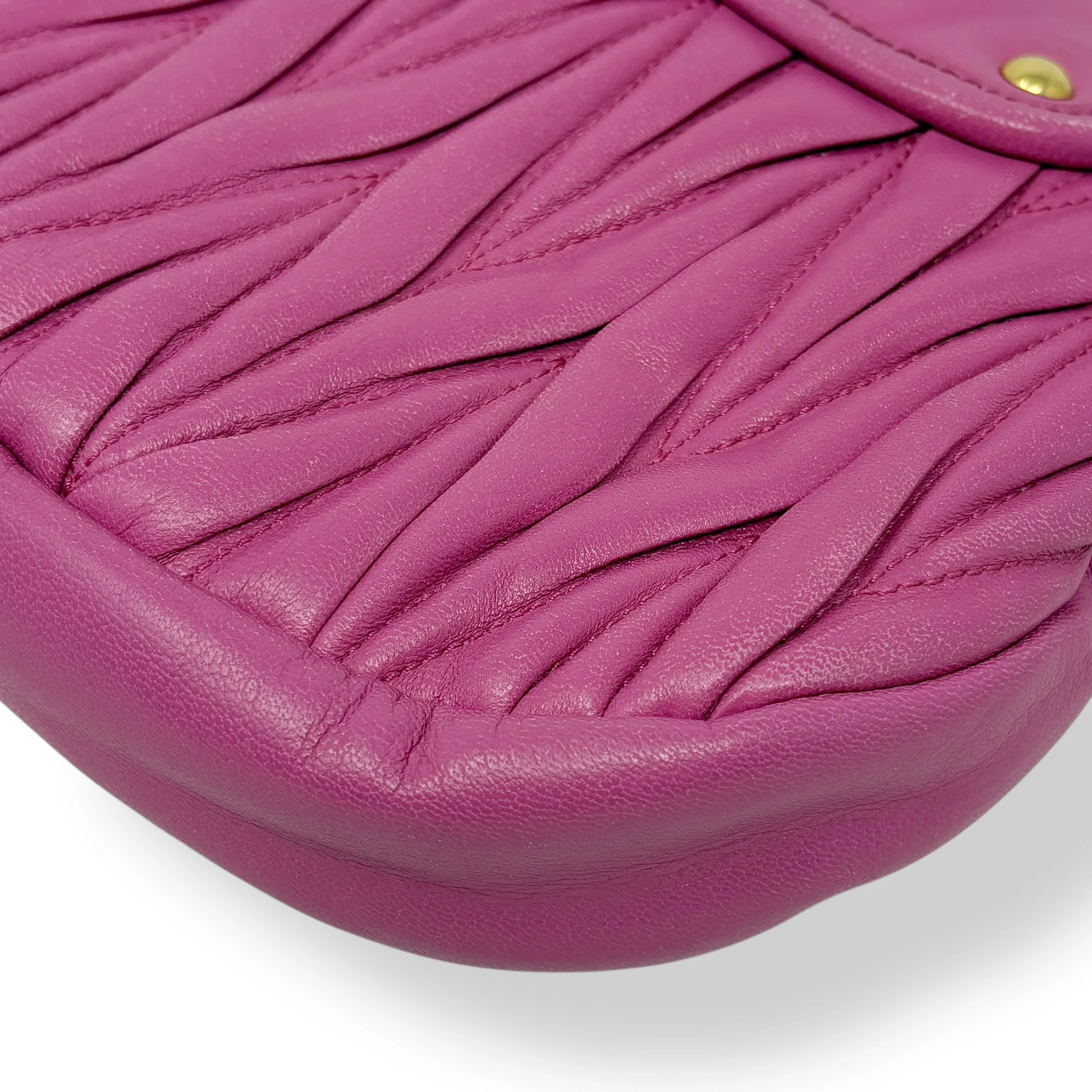 Miu Miu Pink Nappa Mini Coffer Bag - Image 7
