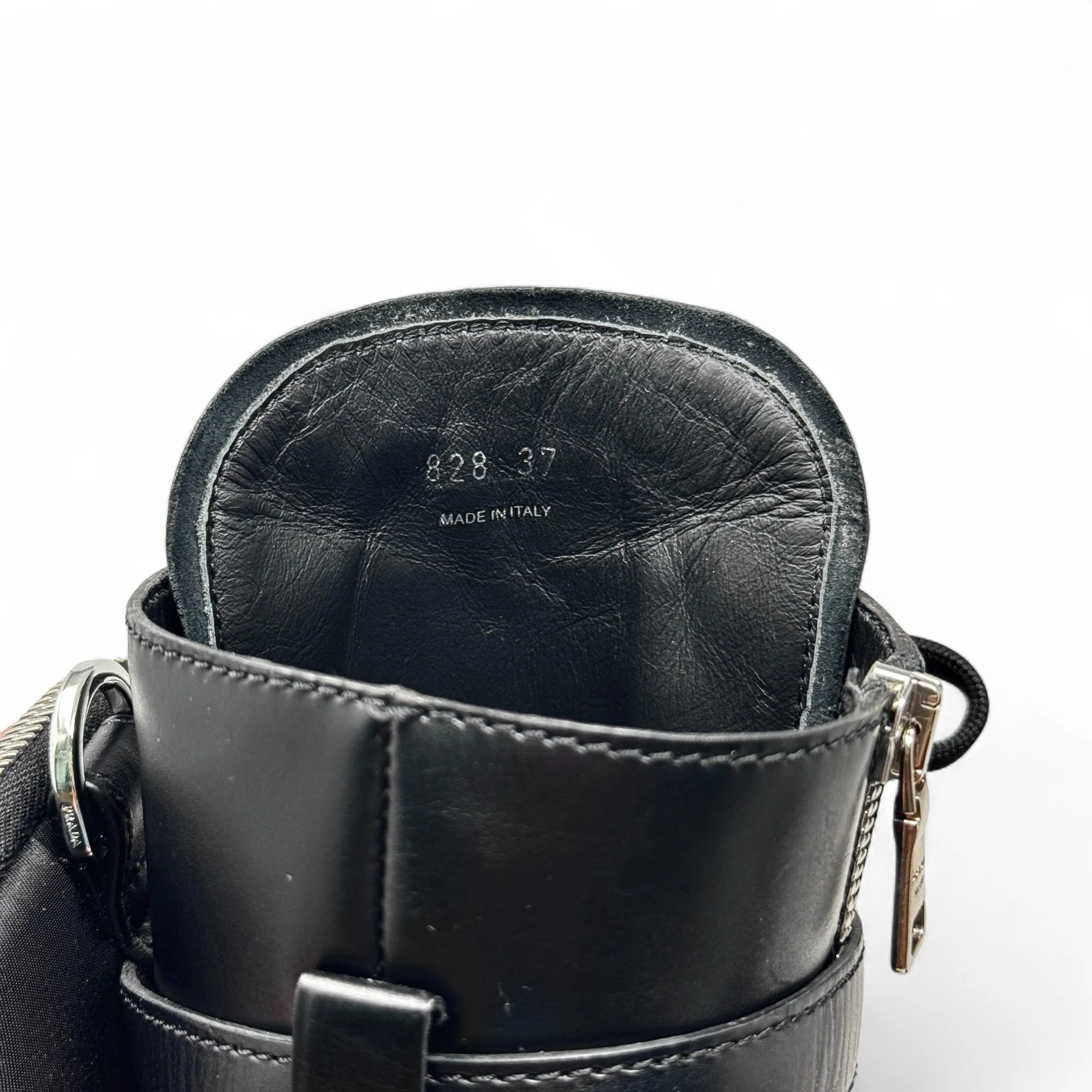 Prada Black Brushed Tall Monolith Combat Boots 37 - Image 9