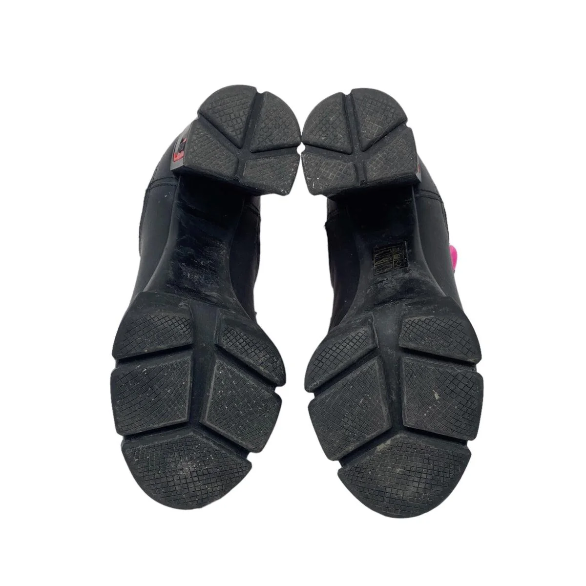 Prada Black Calfskin Ankle Boots 37 - Image 6