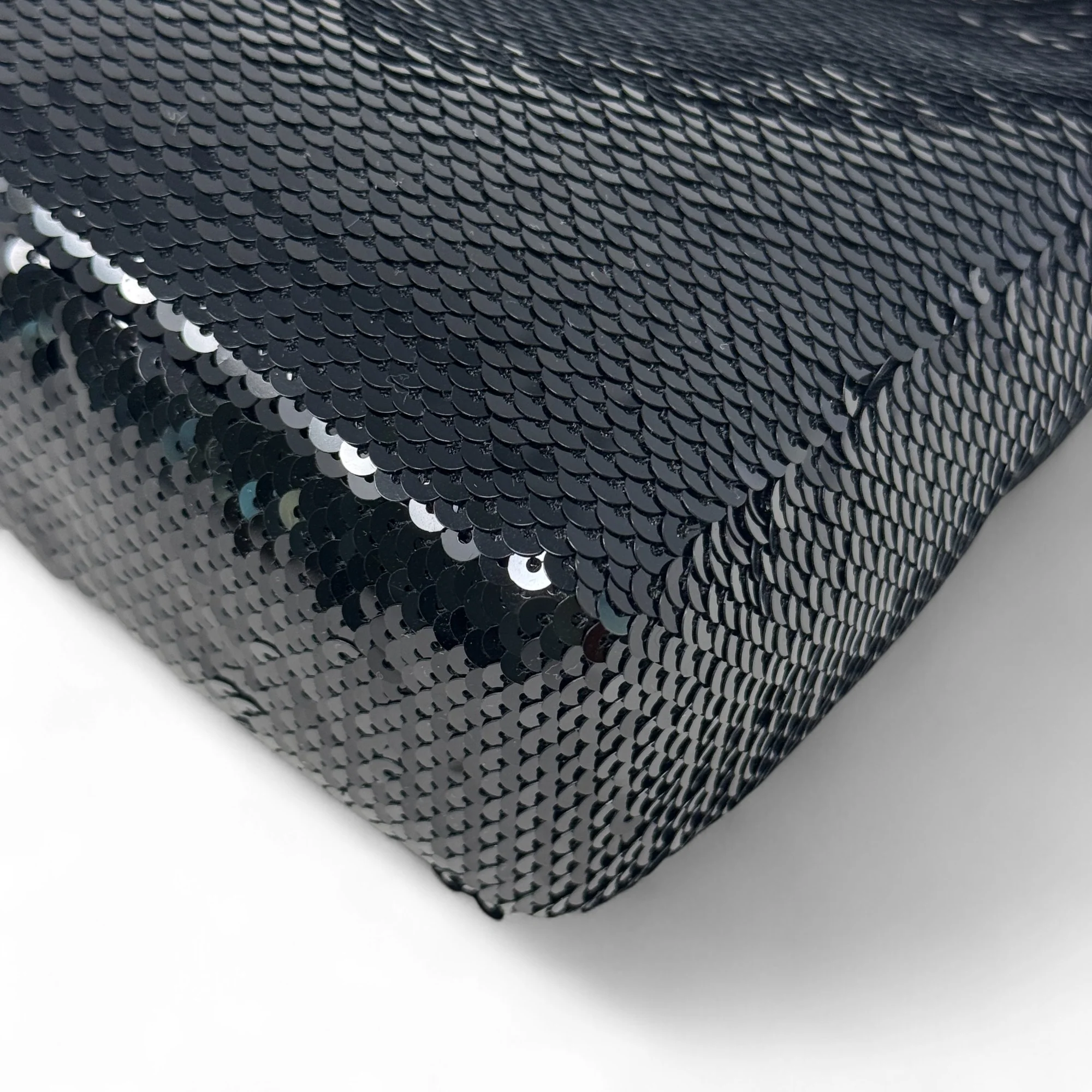 Prada Black Sequin Logo Re-Edition Mini Bag - Image 11