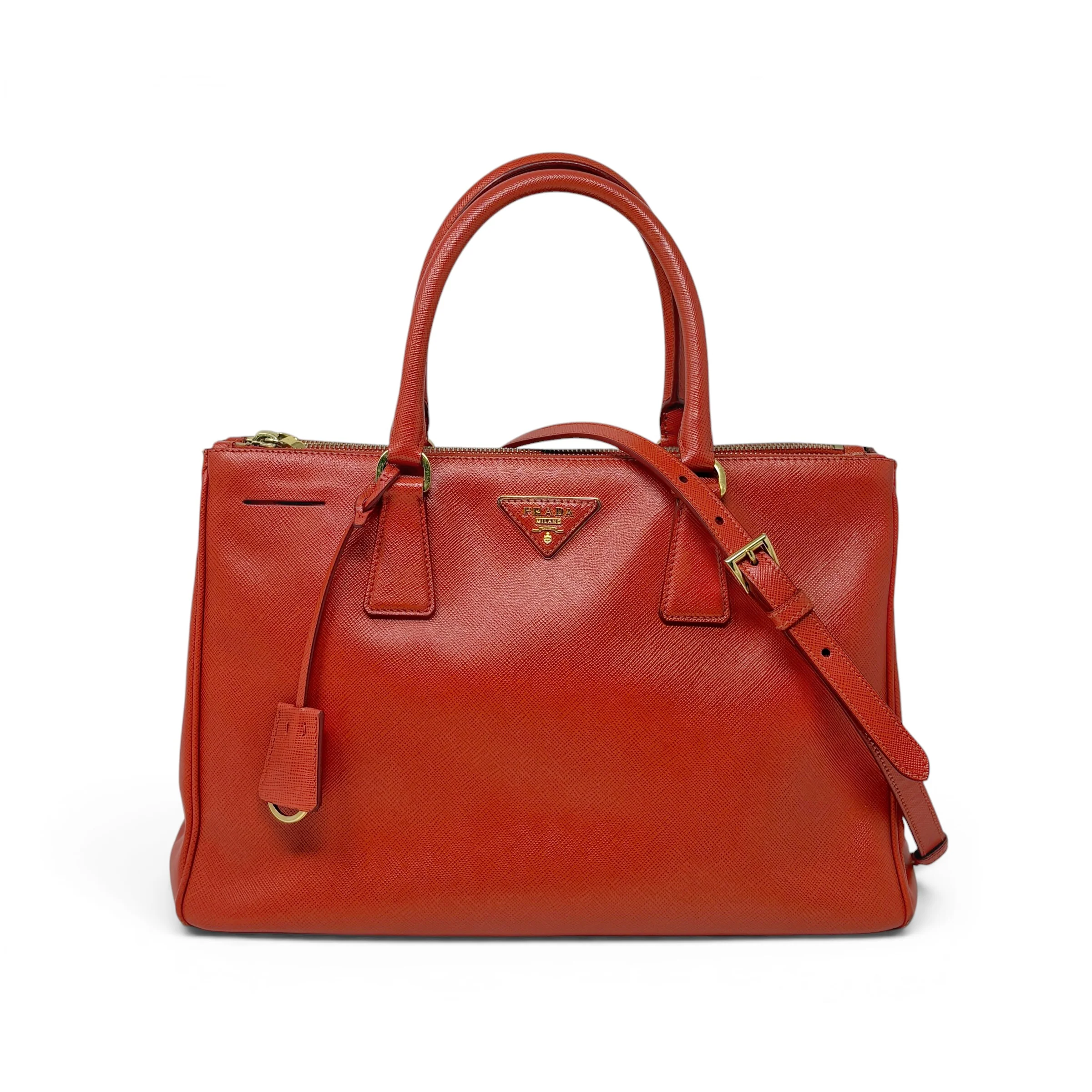 Prada Red Medium Galleria Tote