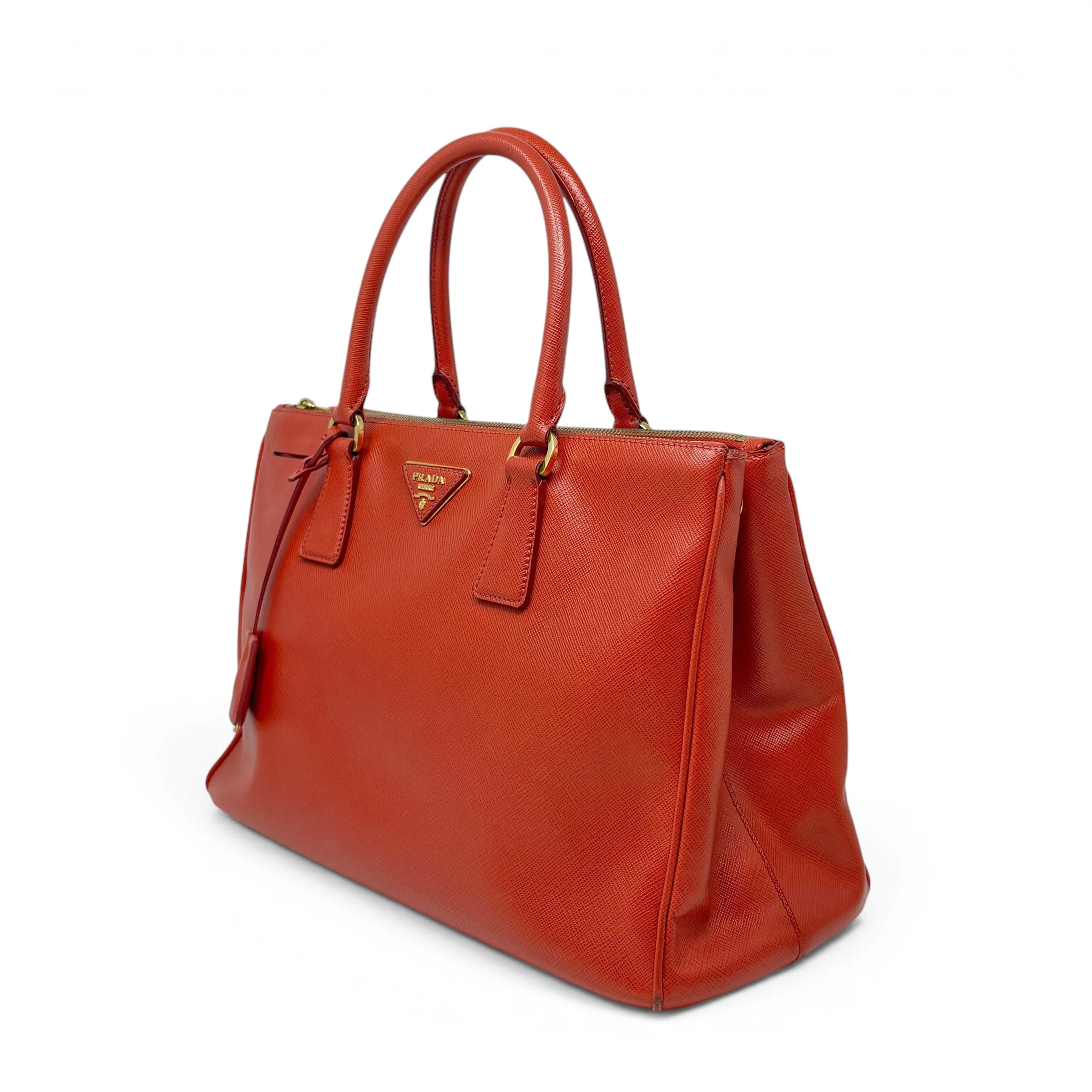 Prada Red Medium Galleria Tote - Image 2