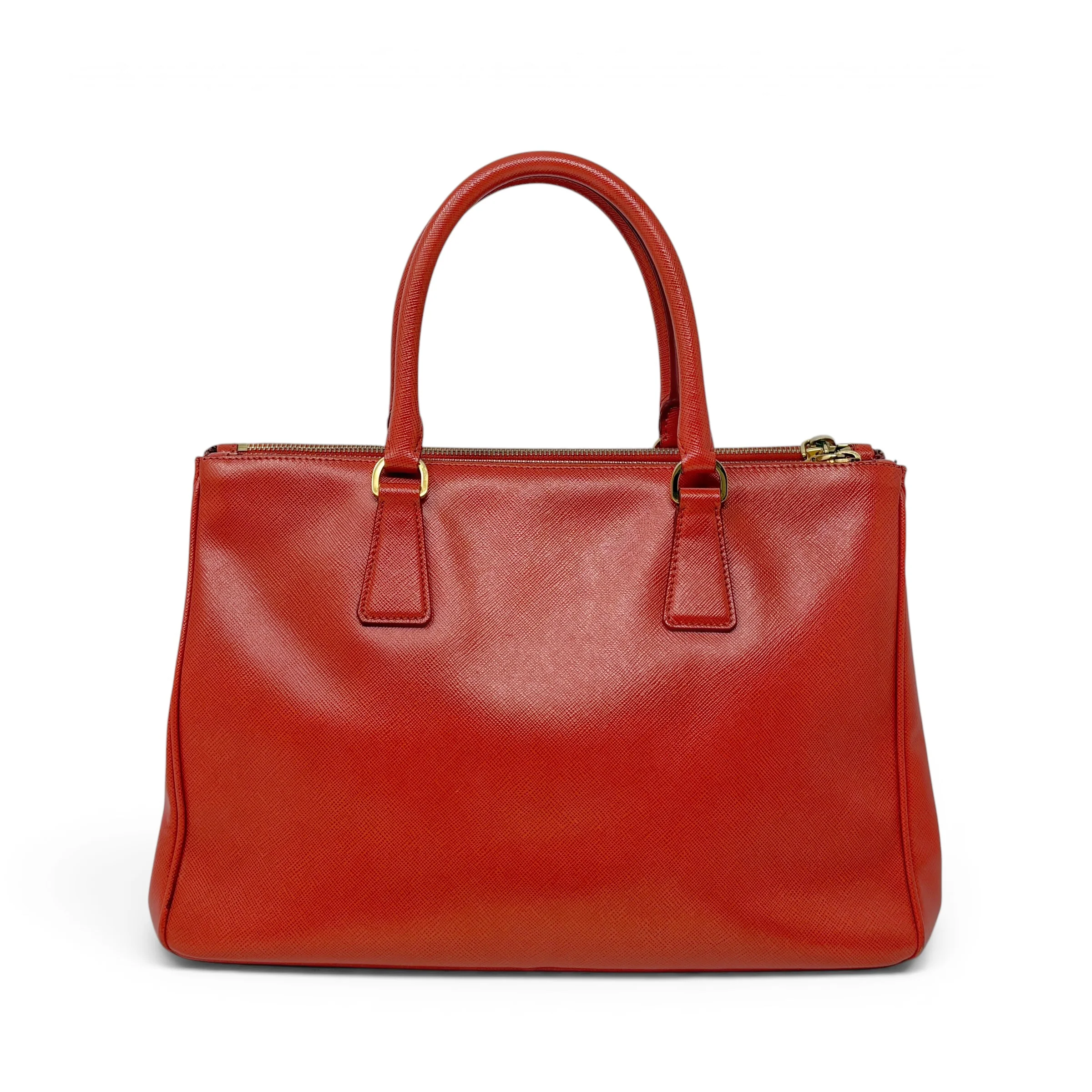 Prada Red Medium Galleria Tote - Image 3