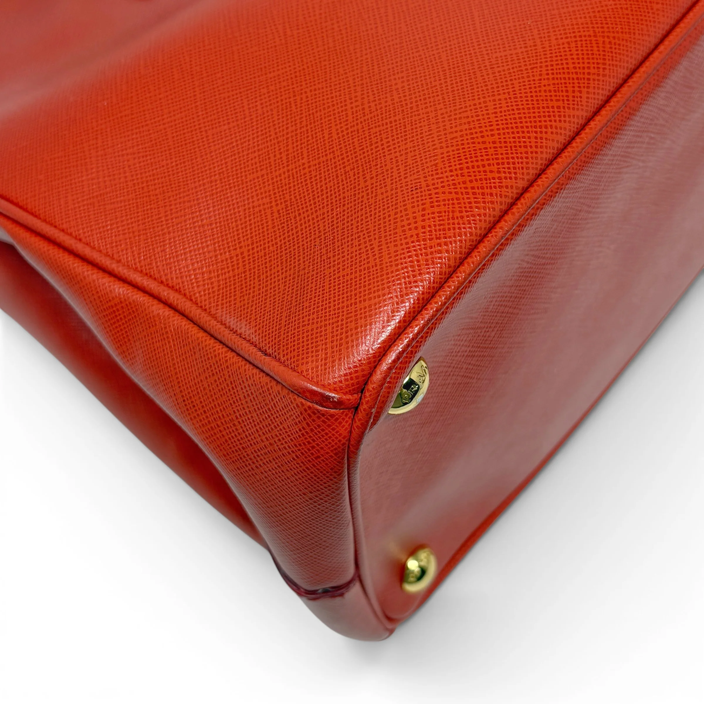 Prada Red Medium Galleria Tote - Image 9