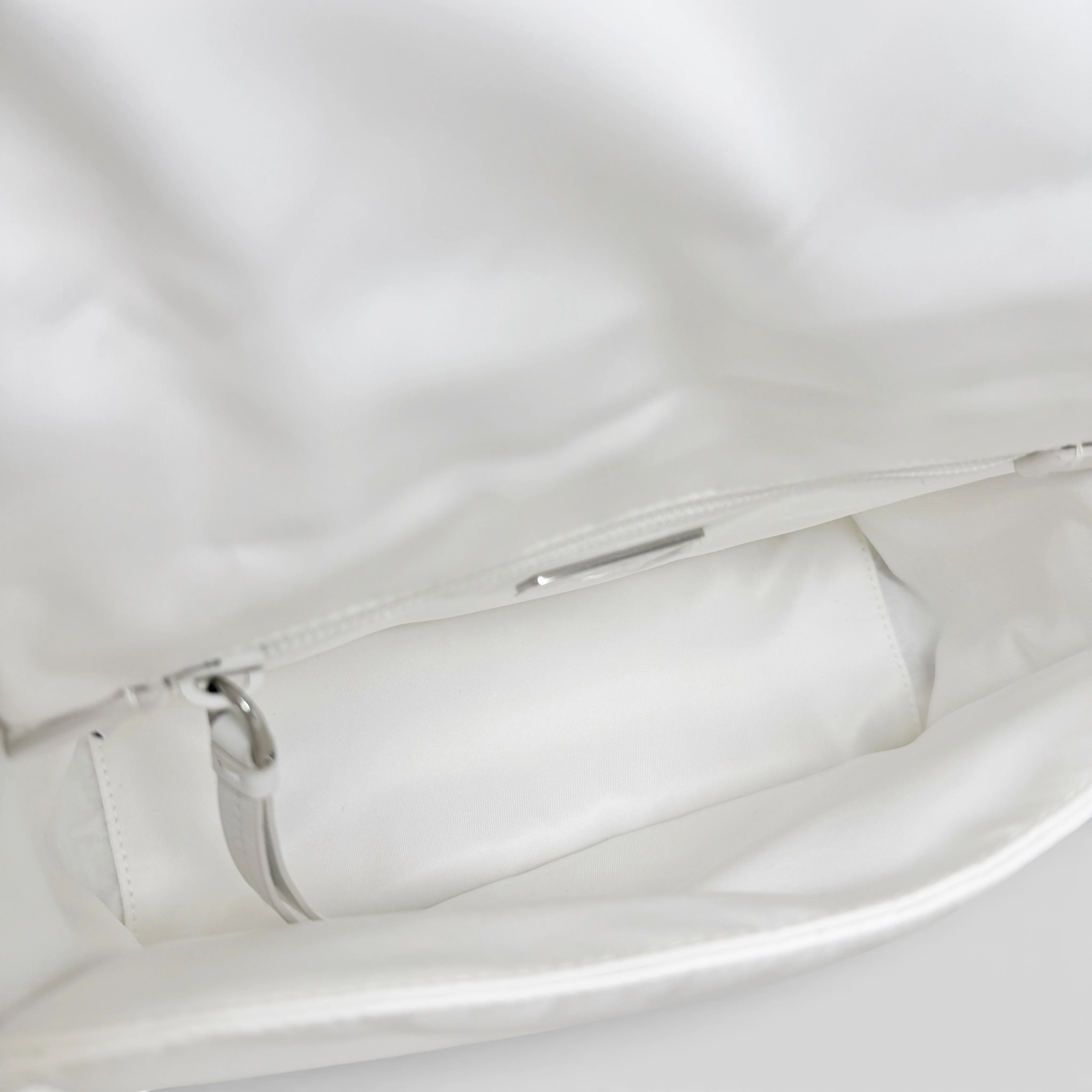 Prada White Re-Nylon Crossbody Bag - Image 12