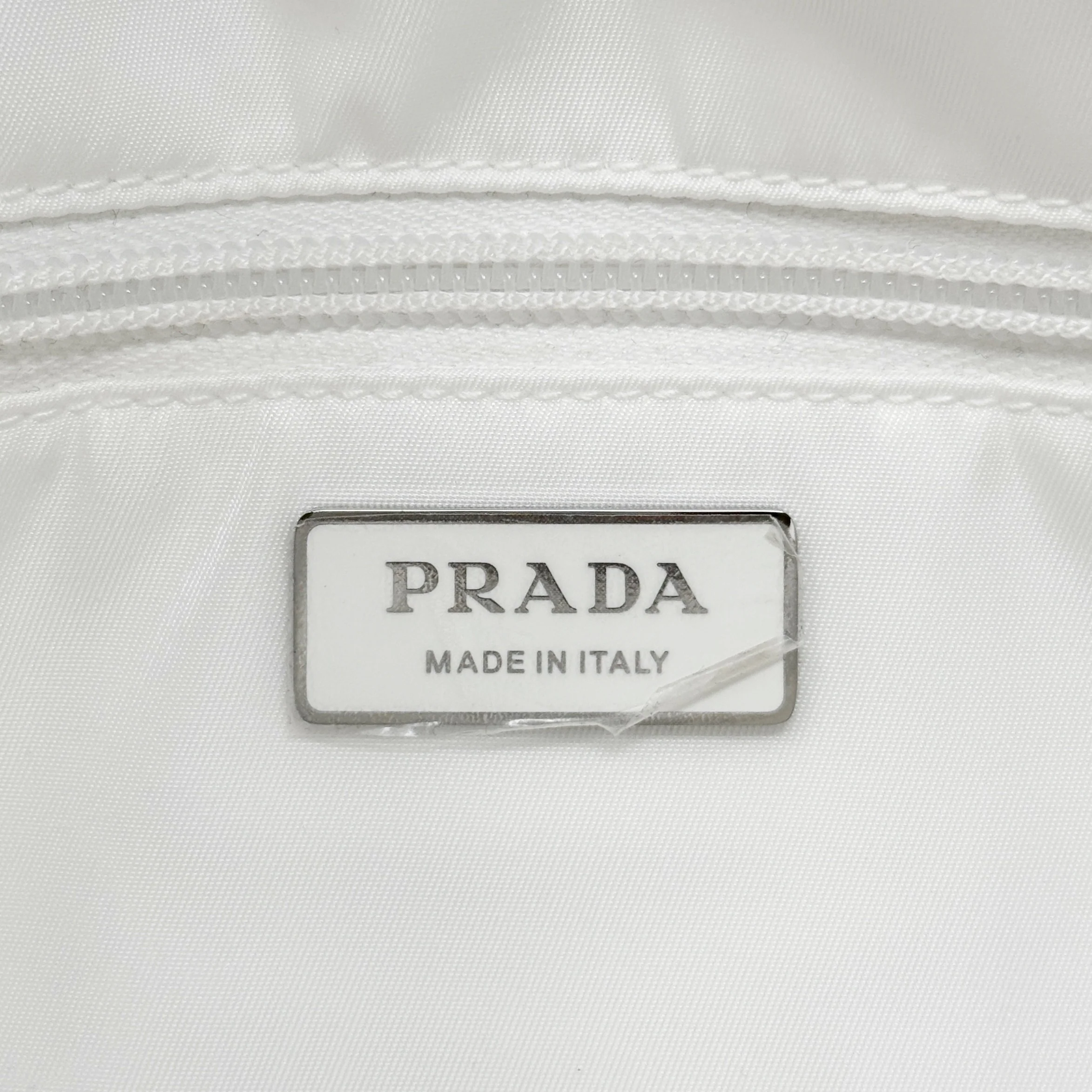 Prada White Re-Nylon Crossbody Bag - Image 13