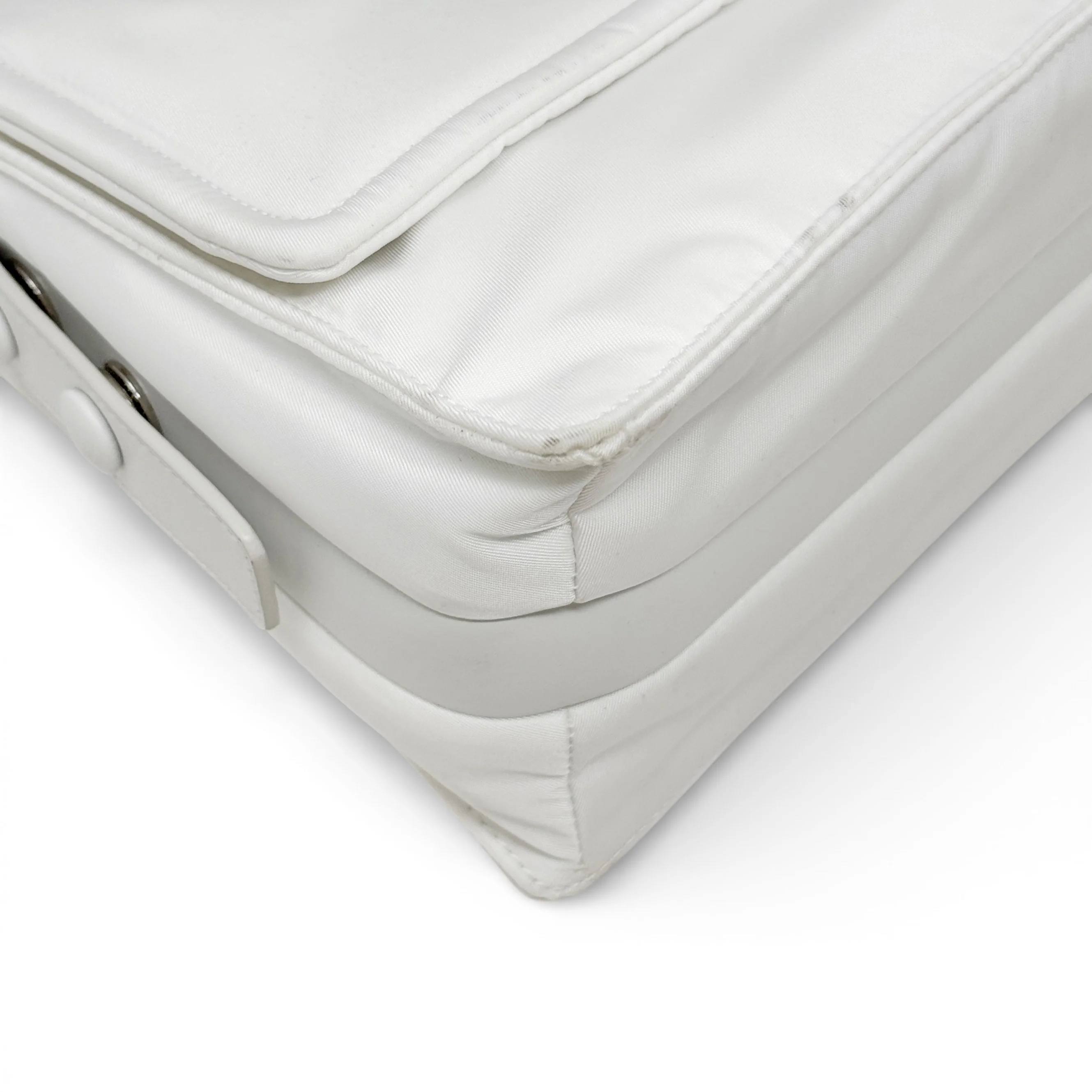 Prada White Re-Nylon Crossbody Bag - Image 7