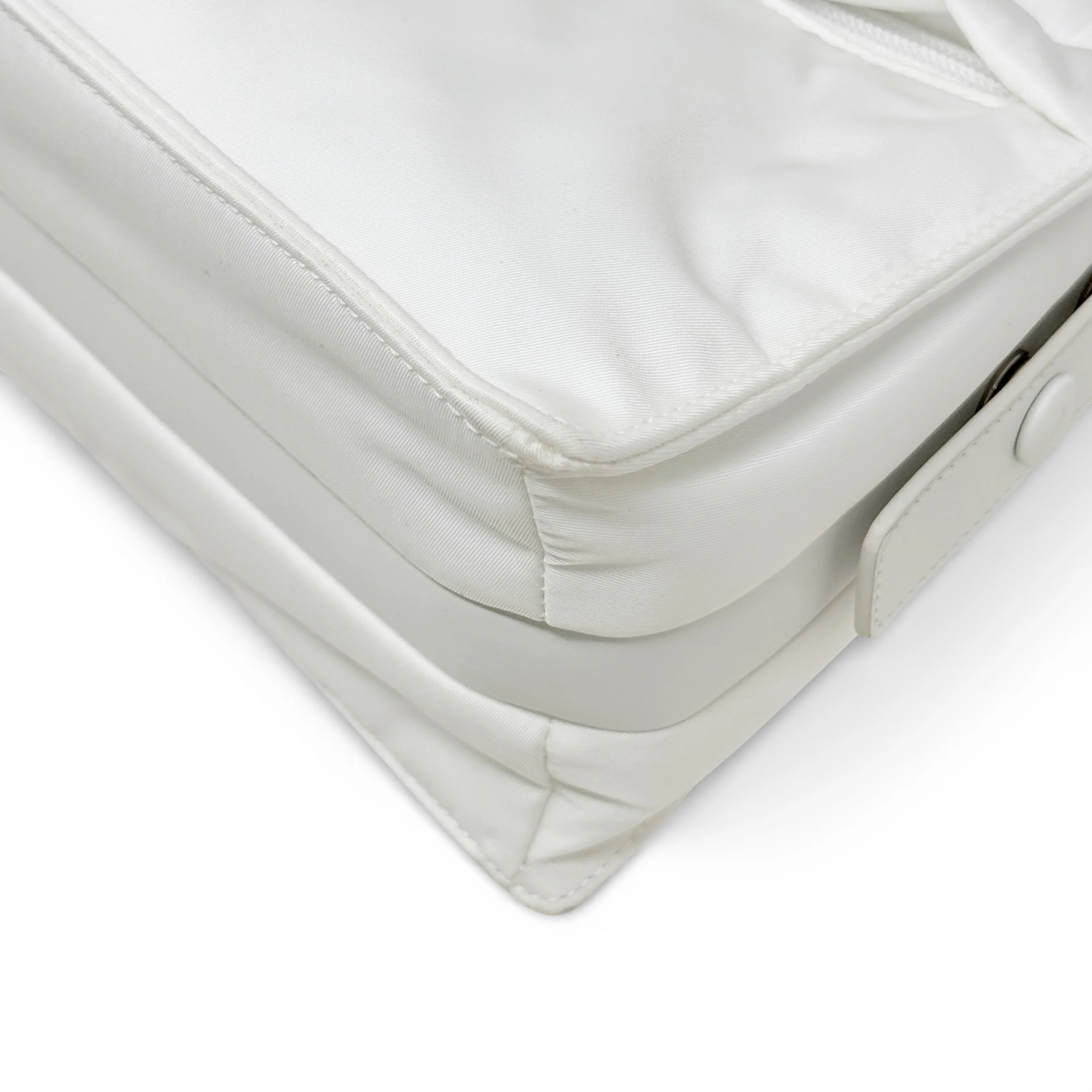 Prada White Re-Nylon Crossbody Bag - Image 8