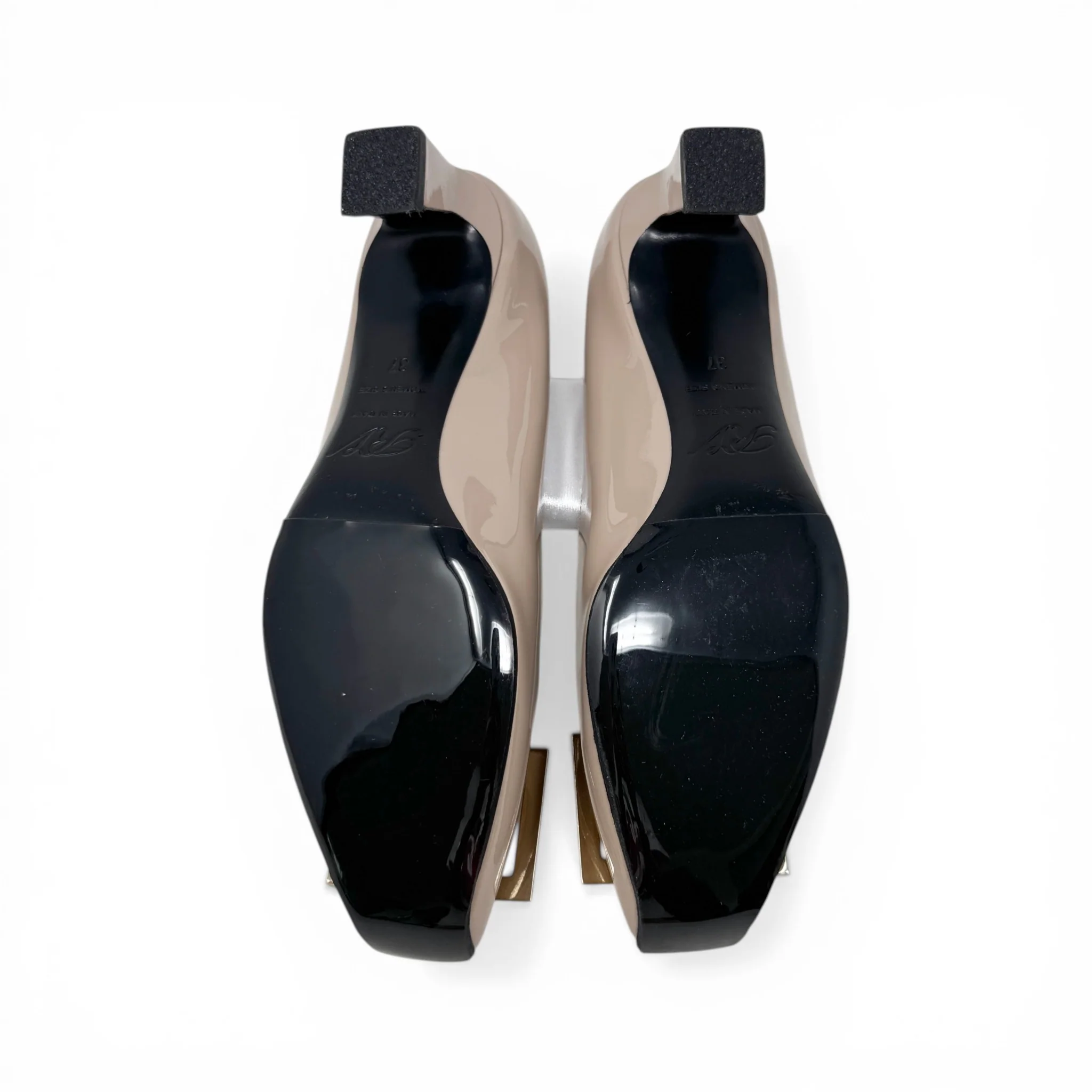 Roger Vivier Beige Belle Vivier Pumps 37 - Image 8