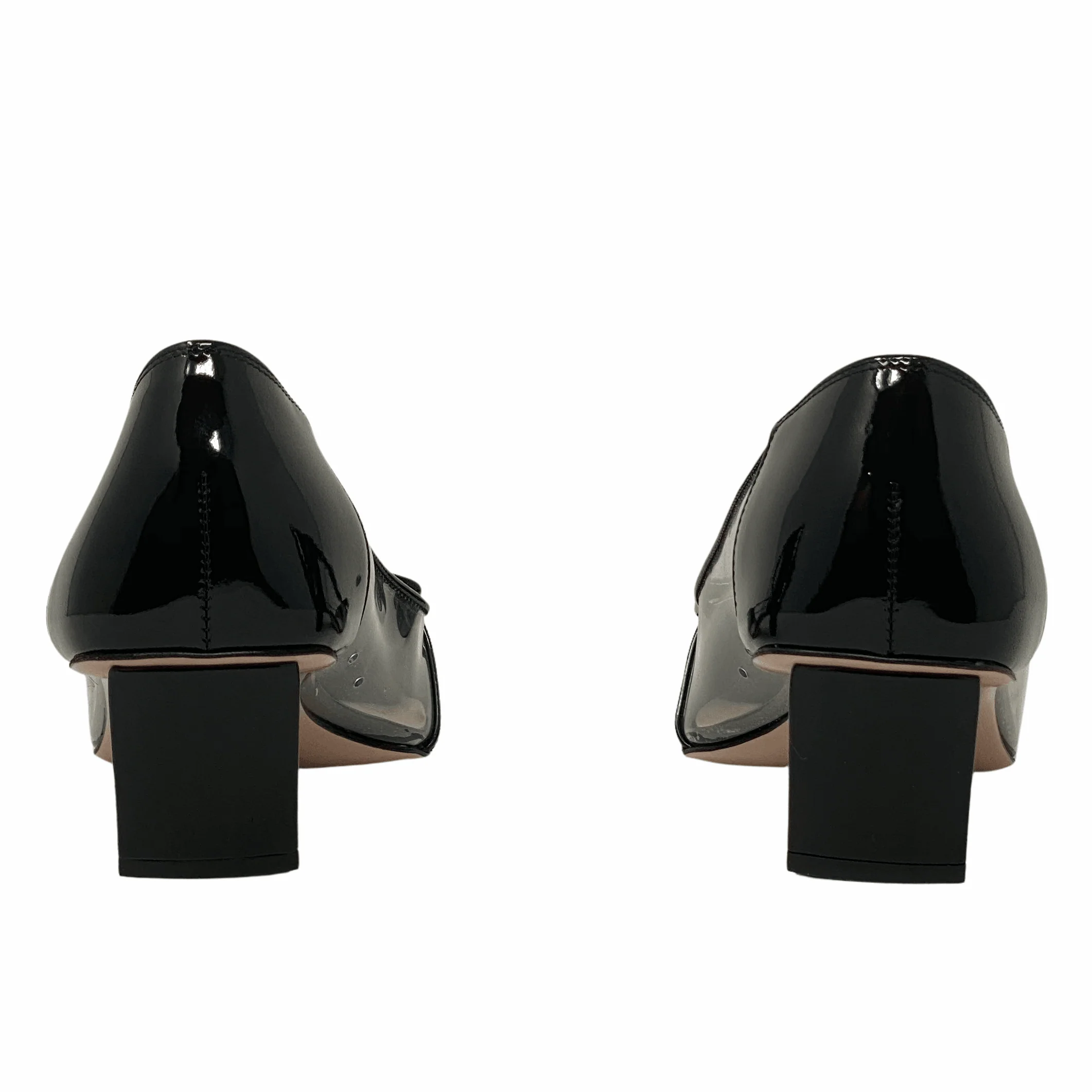 Roger Vivier Black Patent Belle Vivier Pumps 37 - Image 3