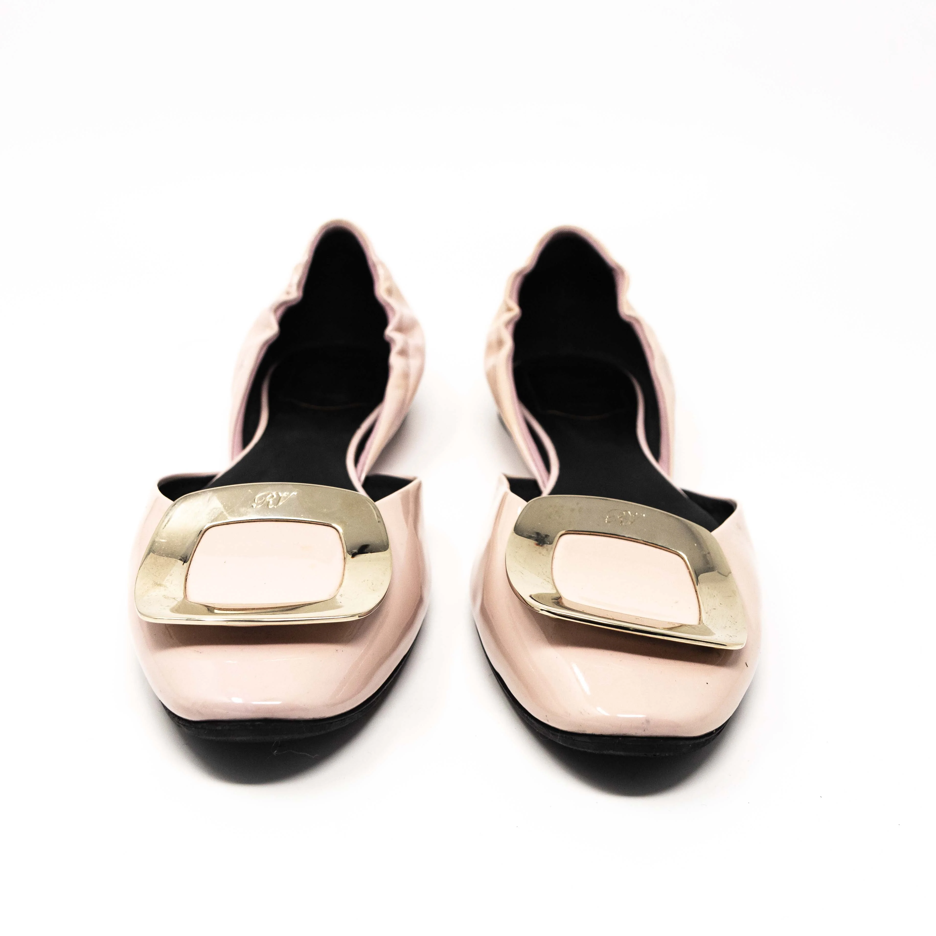 Roger Vivier Pink D’Orsay Flats 37.5 - Image 4