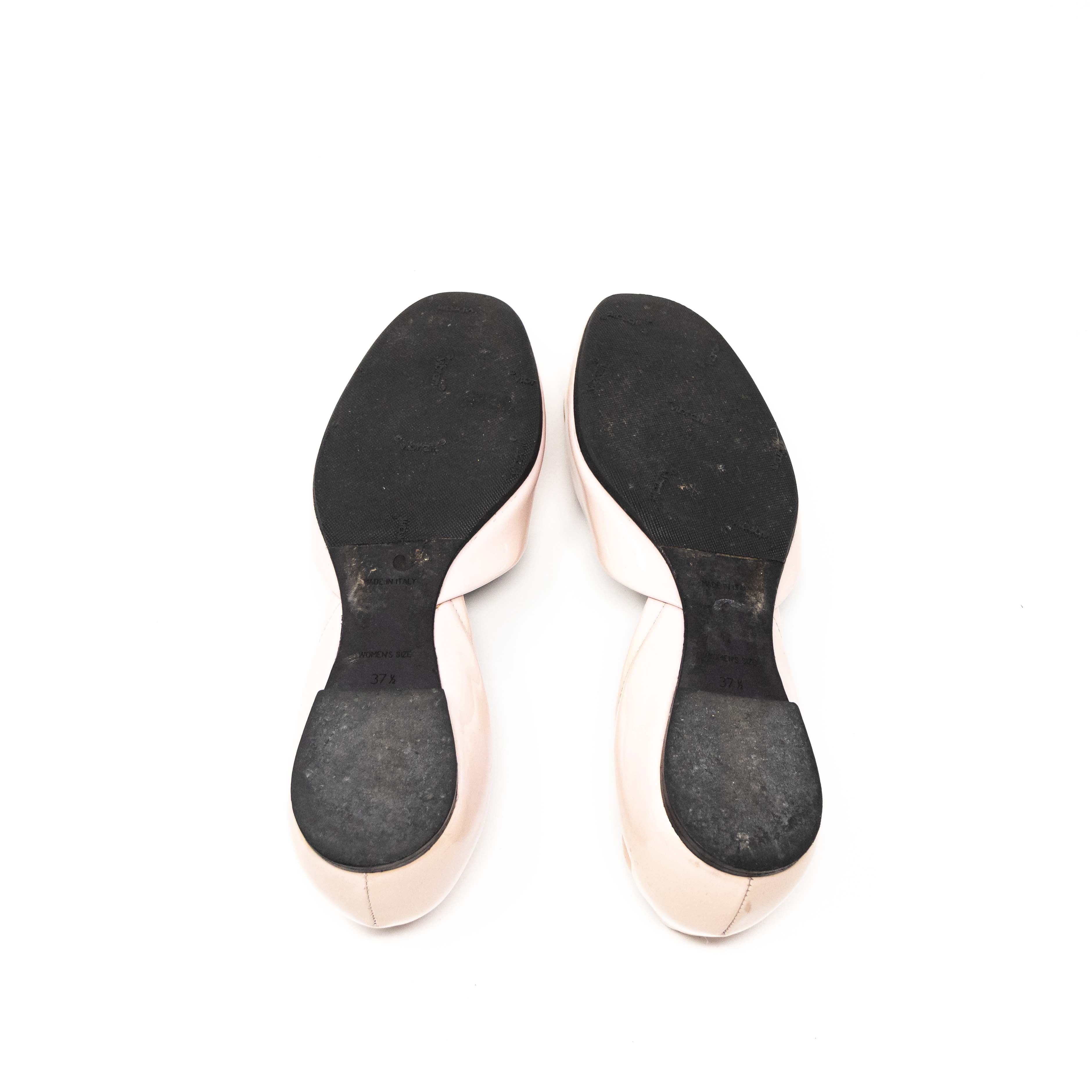 Roger Vivier Pink D’Orsay Flats 37.5 - Image 7